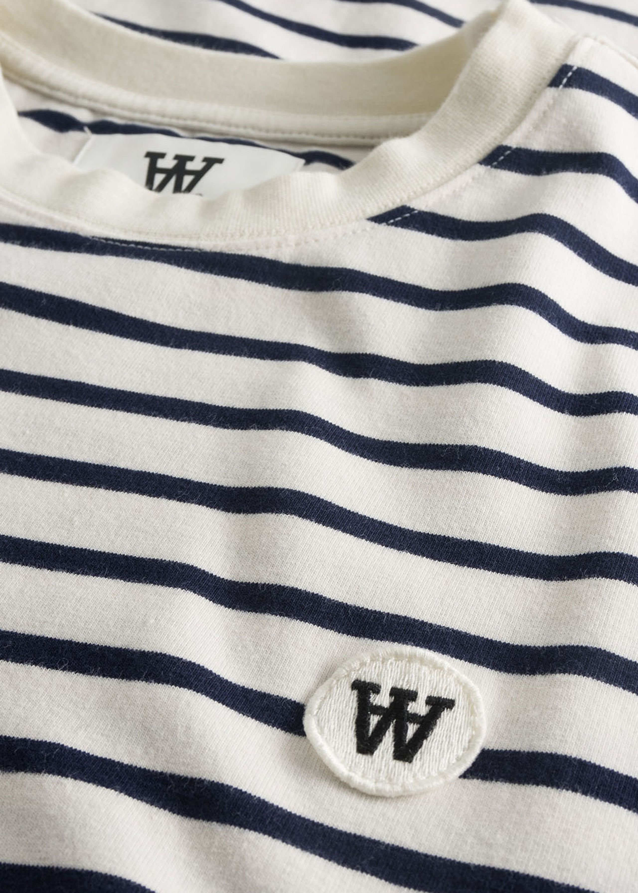 Wood Wood - Kleid - Isa Dress - Off-white/Navy stripes