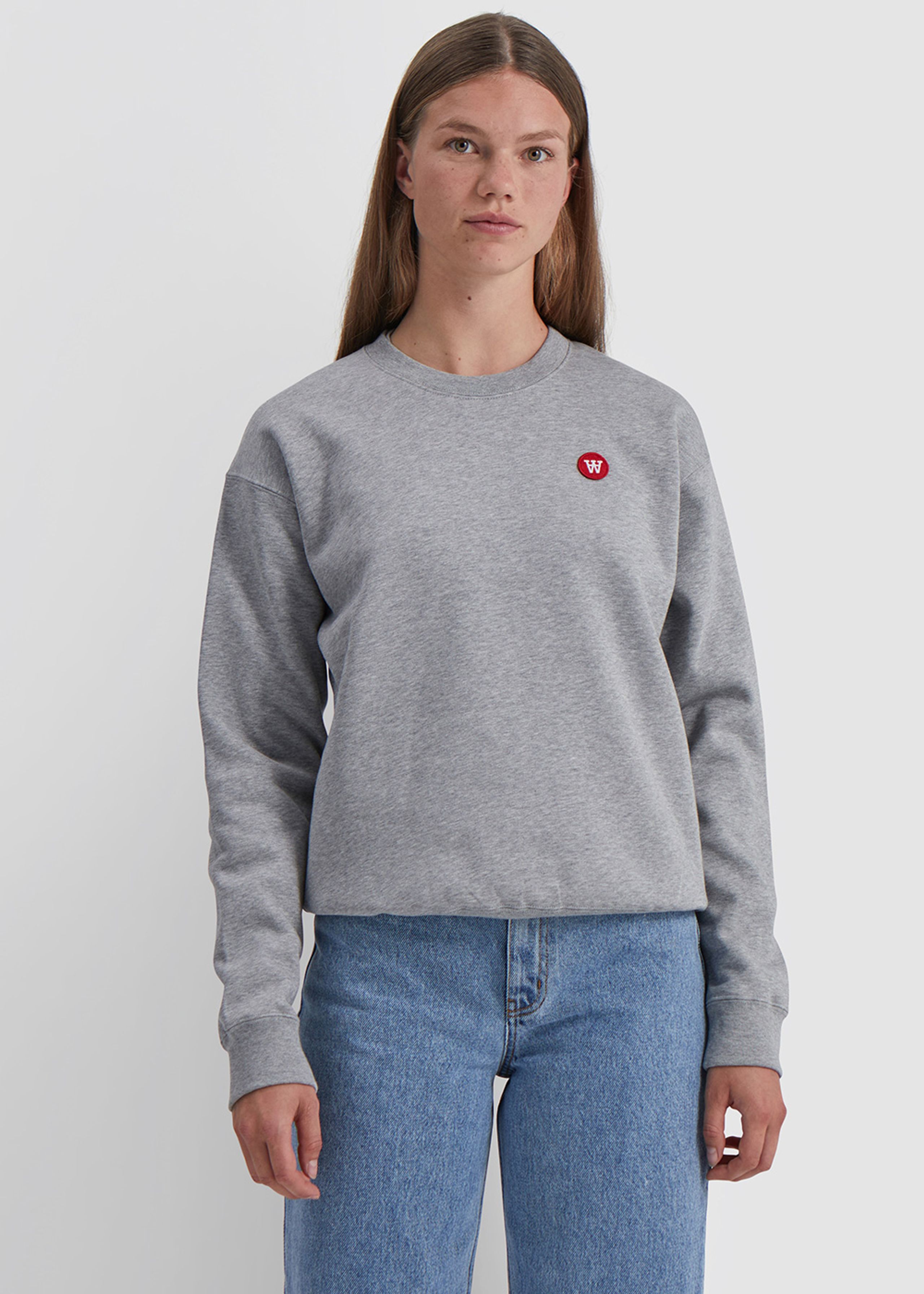 Wood Wood - Sweat-shirt - Jess Sweatshirt - Grey Melange