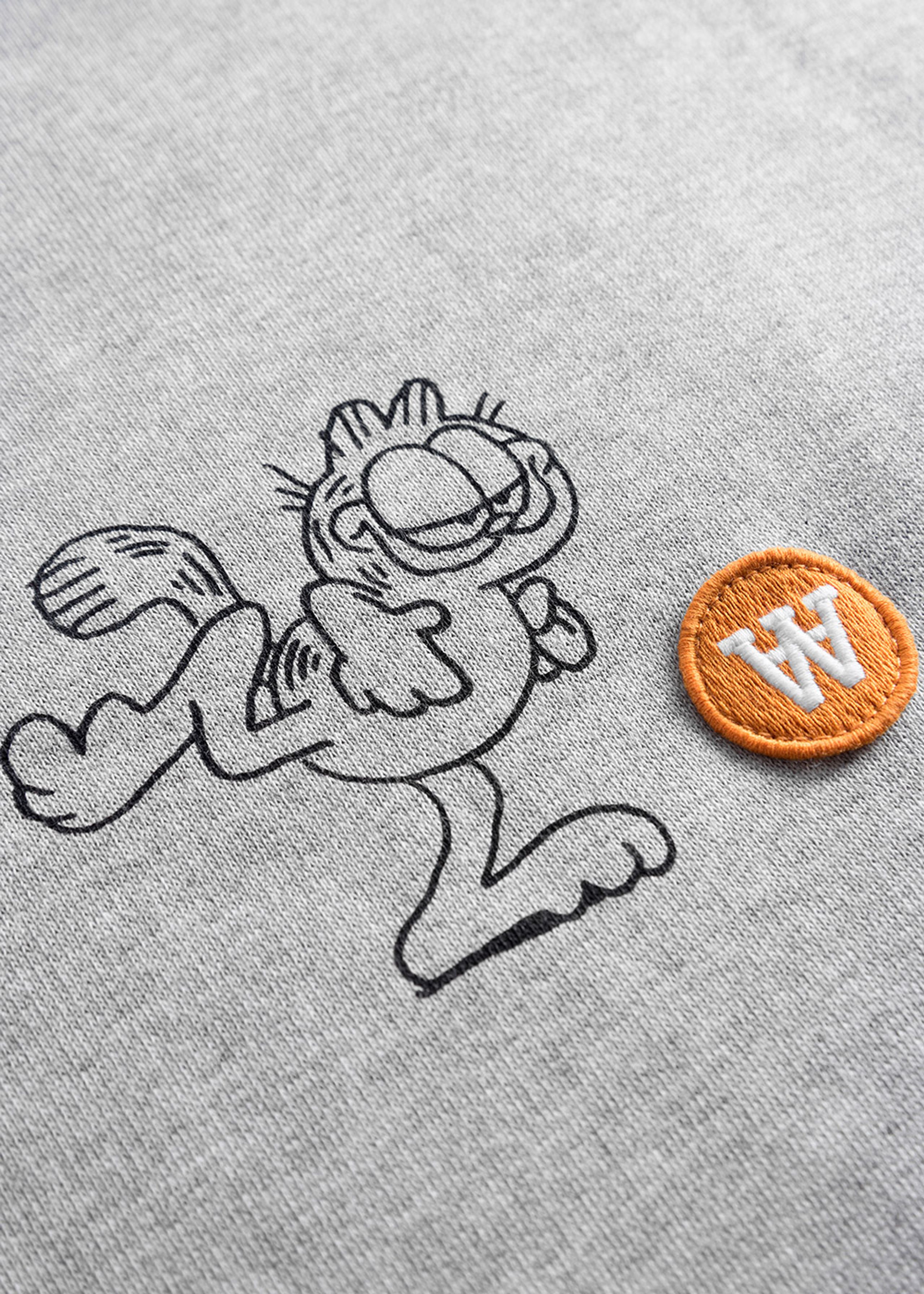 Wood Wood - Sweatshirt - Jess Sweatshirt Kick - Grey Melange