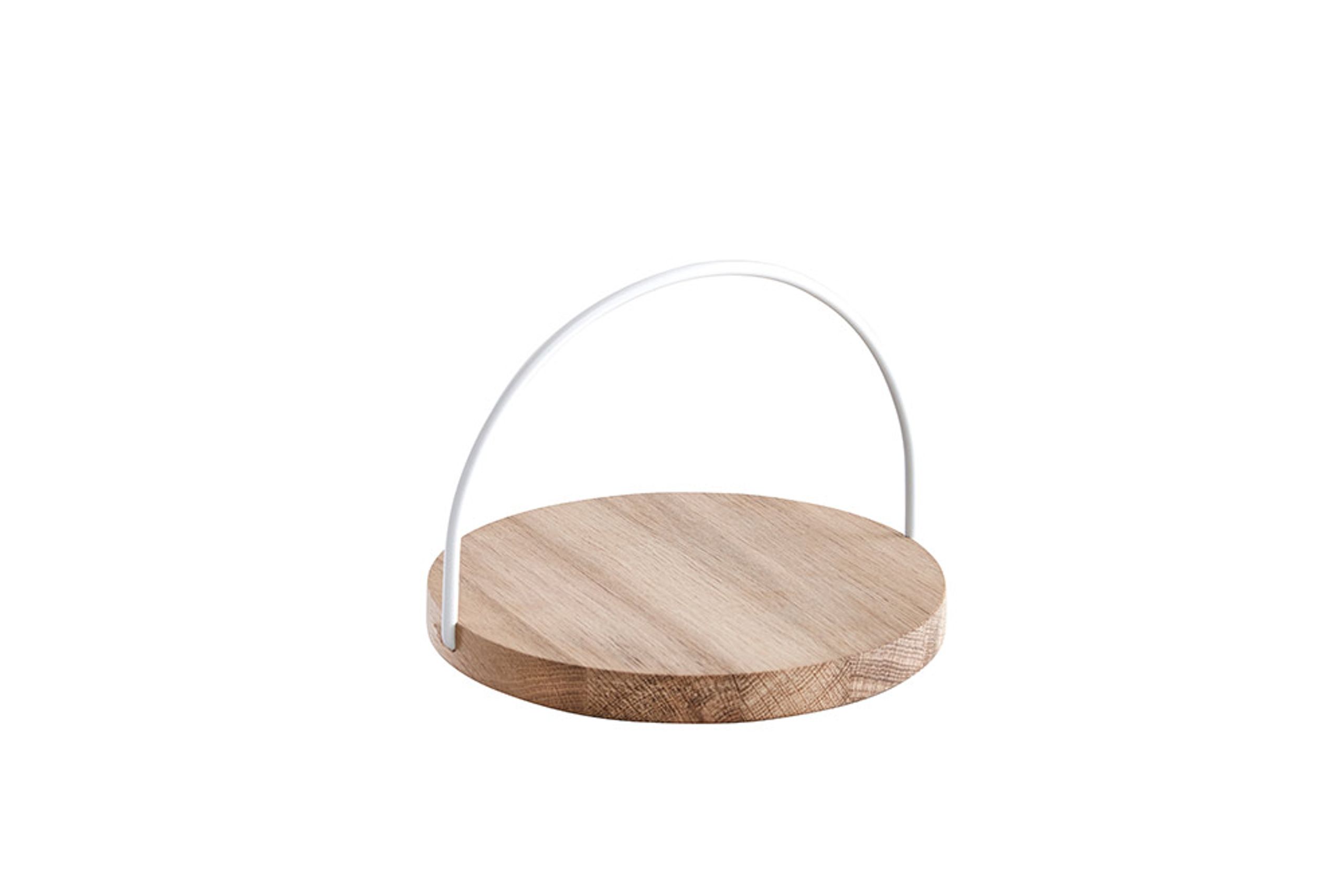 Woud - Tray - Loop tray - Oak / White - Small