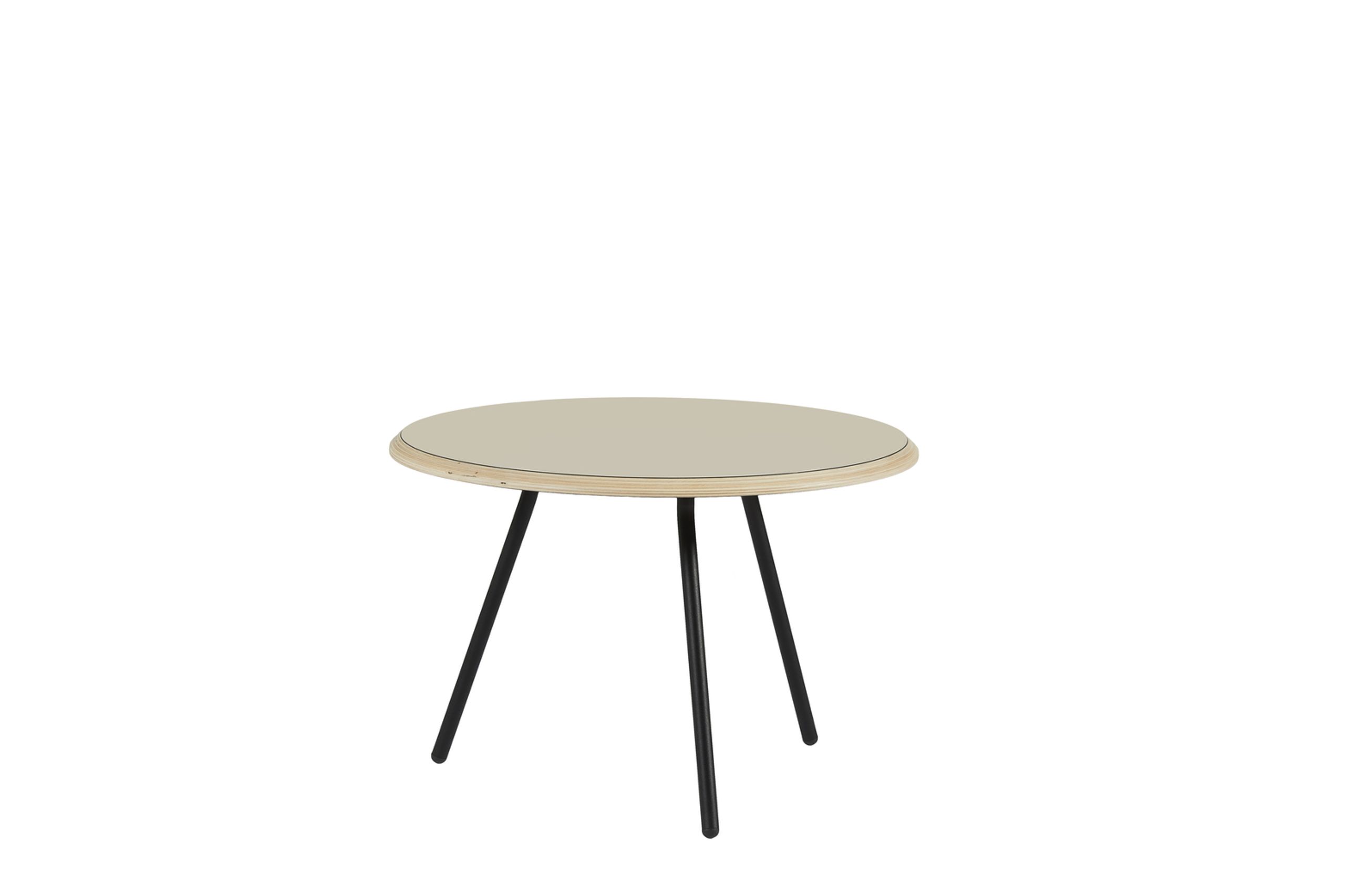 Woud - Table - Soround Coffee Table - Beige - Fenix Nano Laminate