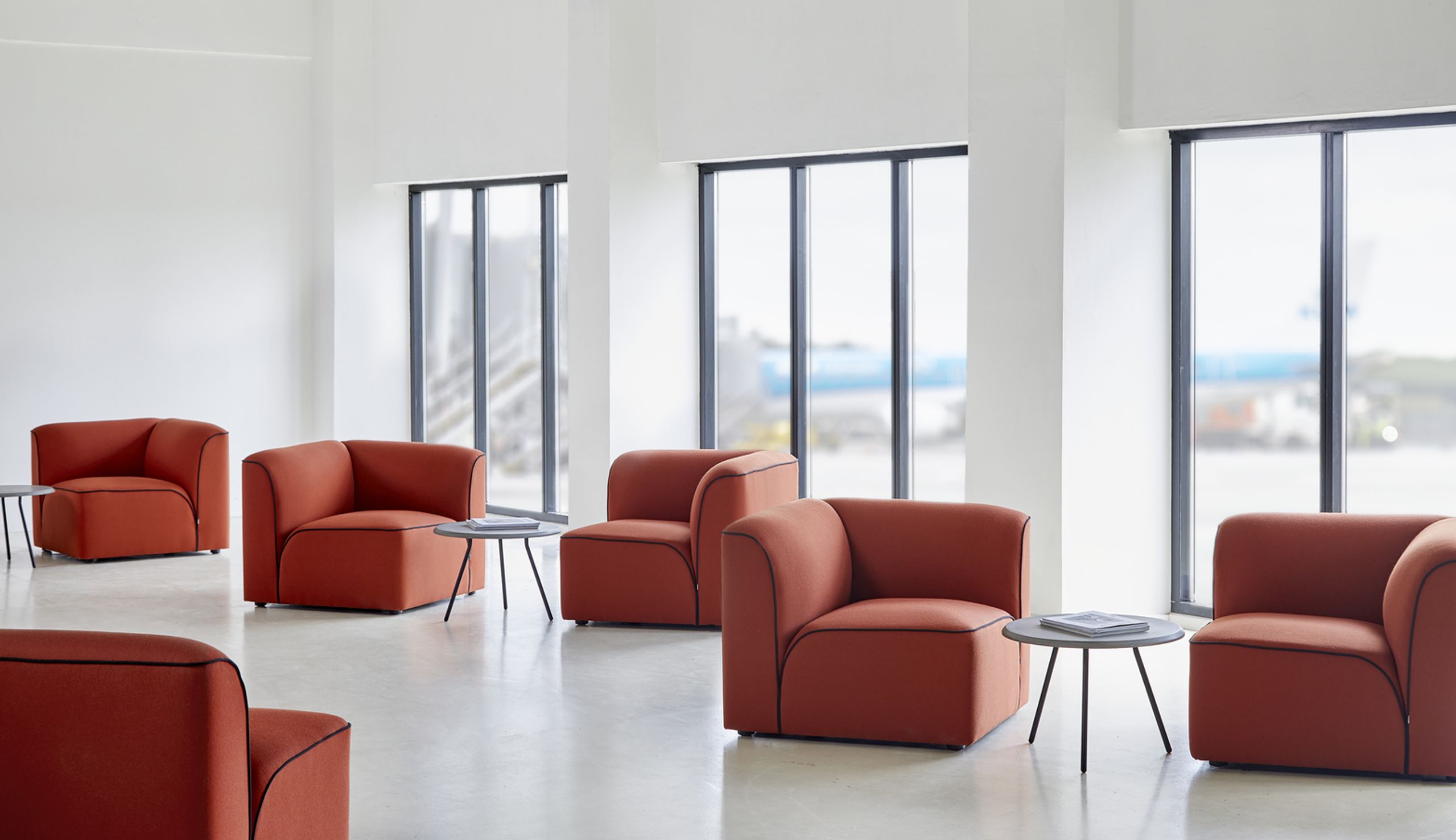 Woud - Table - Soround Side Table - Warm Grey - Nano Laminate