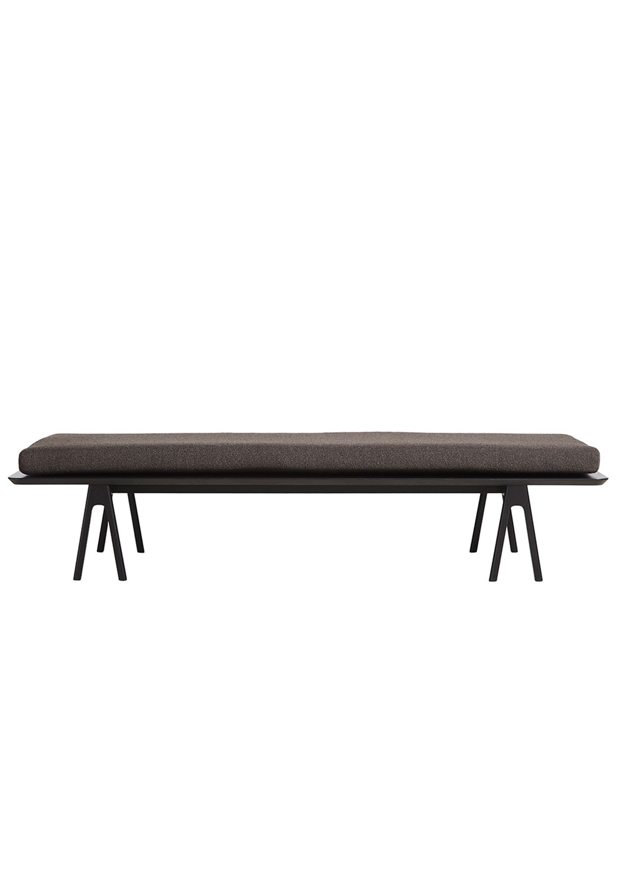 Woud - Daybed - Level Daybed - Alpine Dark Brown 18 Bouclé
