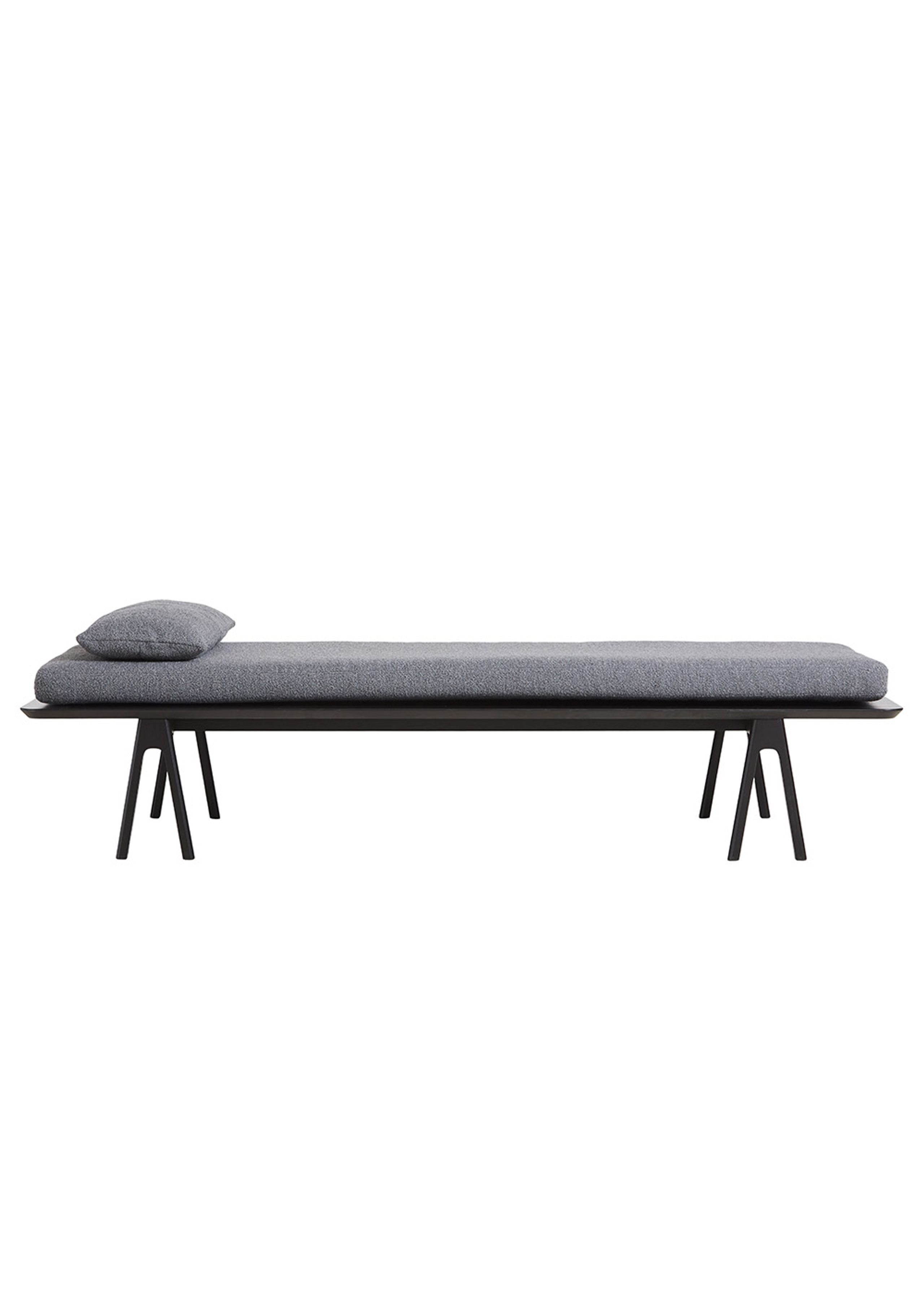 Woud - Daybed - Level Daybed - Alpine Grey 65 Bouclé