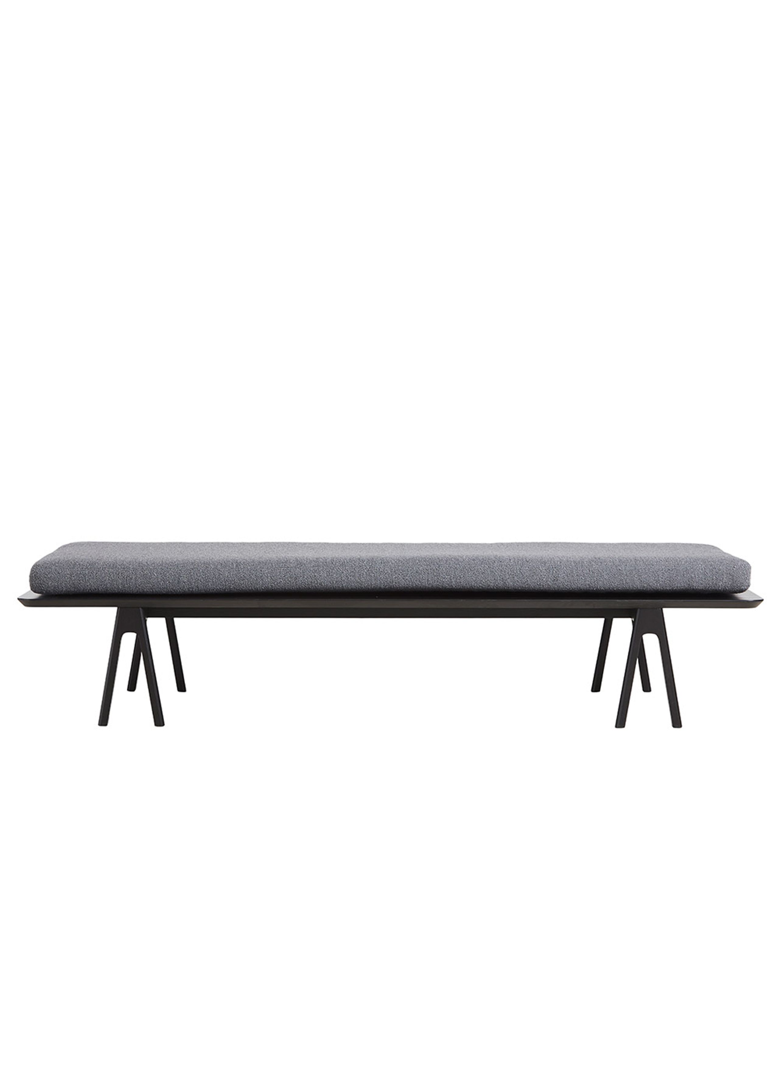 Woud - Daybed - Level Daybed - Alpine Grey 65 Bouclé