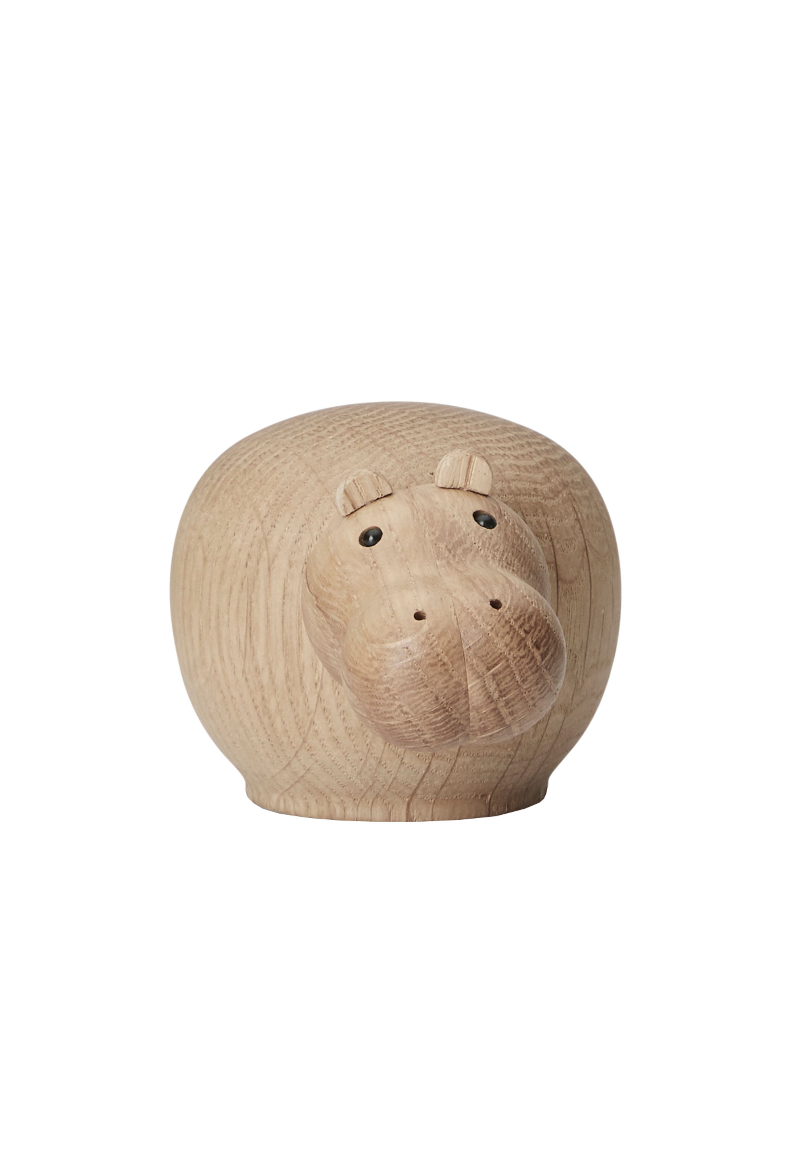 Woud - Figure - Hibo - Hippopotamus - Massivt egetræ - Mini