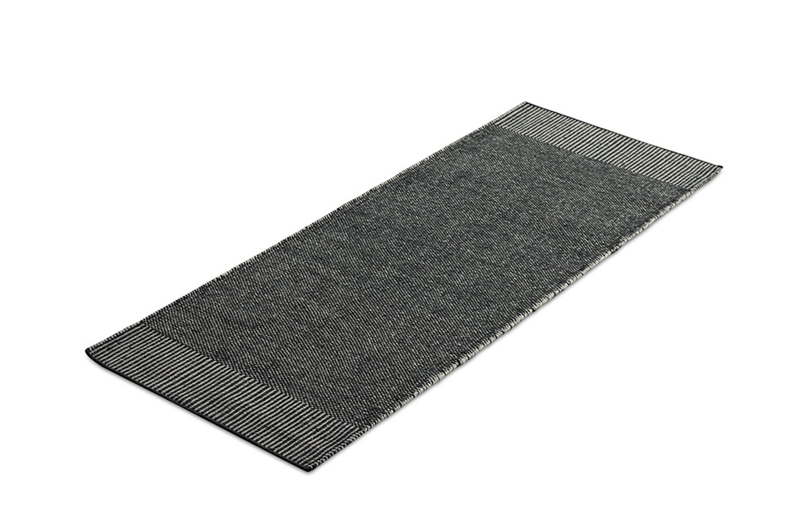 Woud - Rug - Rombo rug - White / Grey - Runner