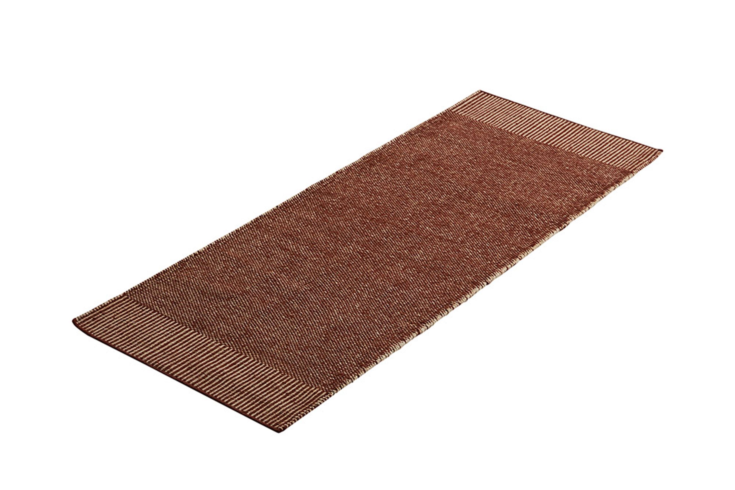 Woud - Mattor - Rombo rug - White / Rust - Runner