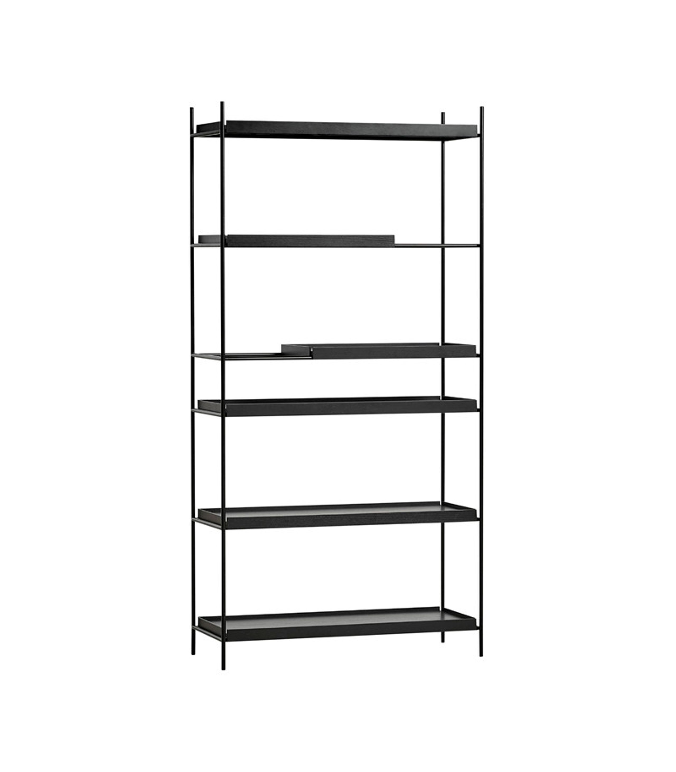 Woud - Regalbrett - Tray Shelf - Style 2 Sort - Høj