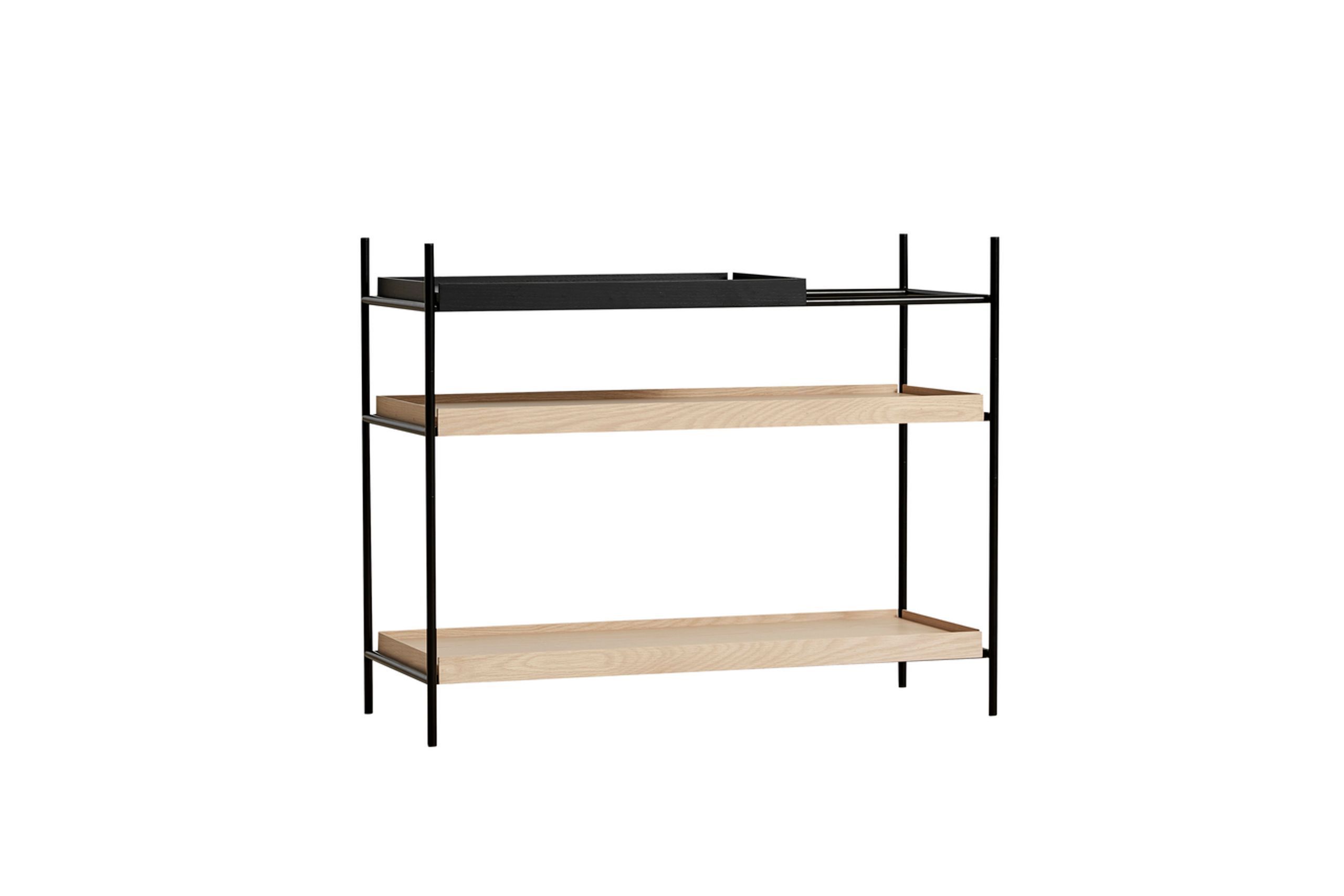 Woud - Hylde - Tray Shelf - Style 4 Eg & Sort - Lav