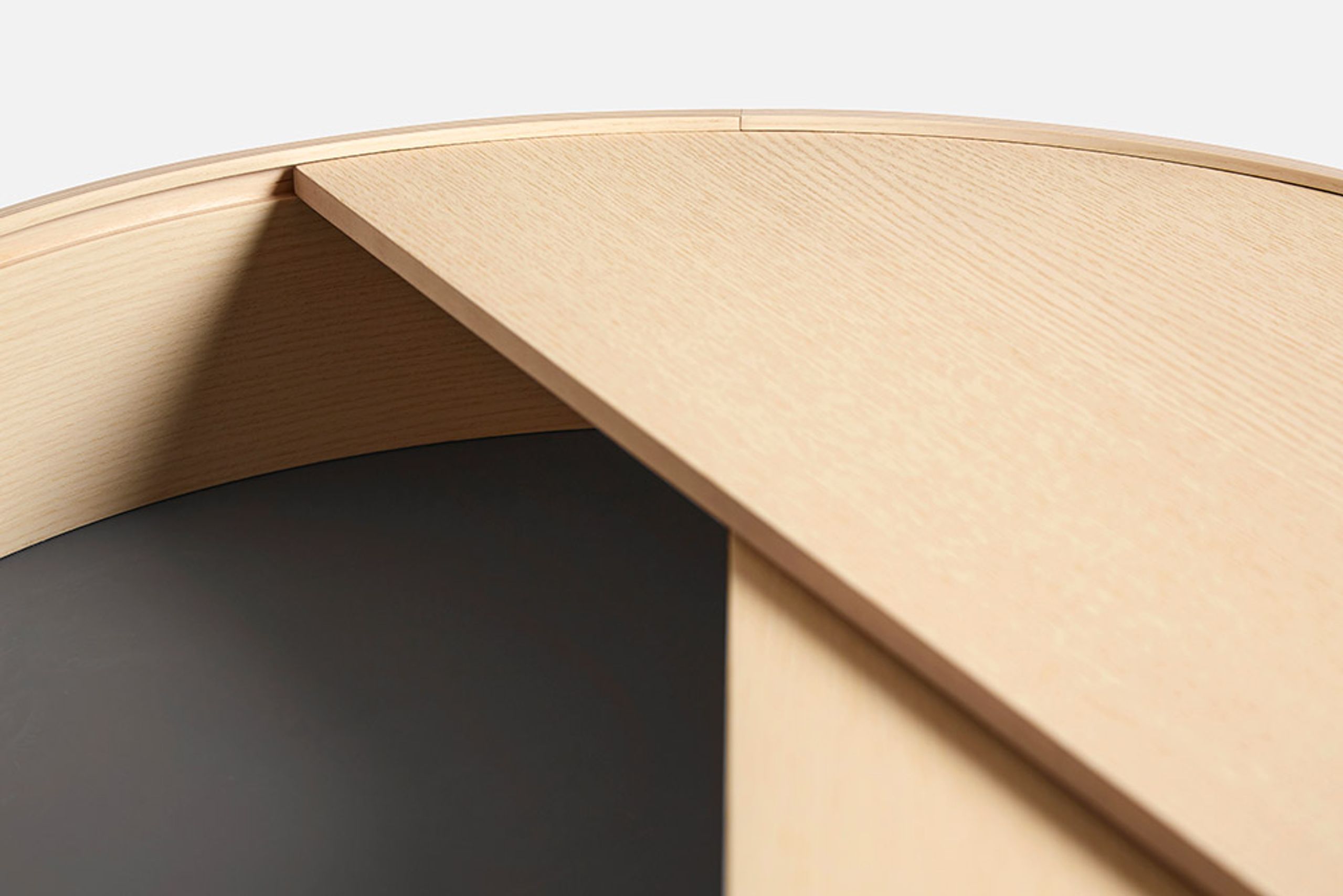 Woud - Couchtisch - Arc Side and Coffee Table - White Pigmented Oak - Coffee Table