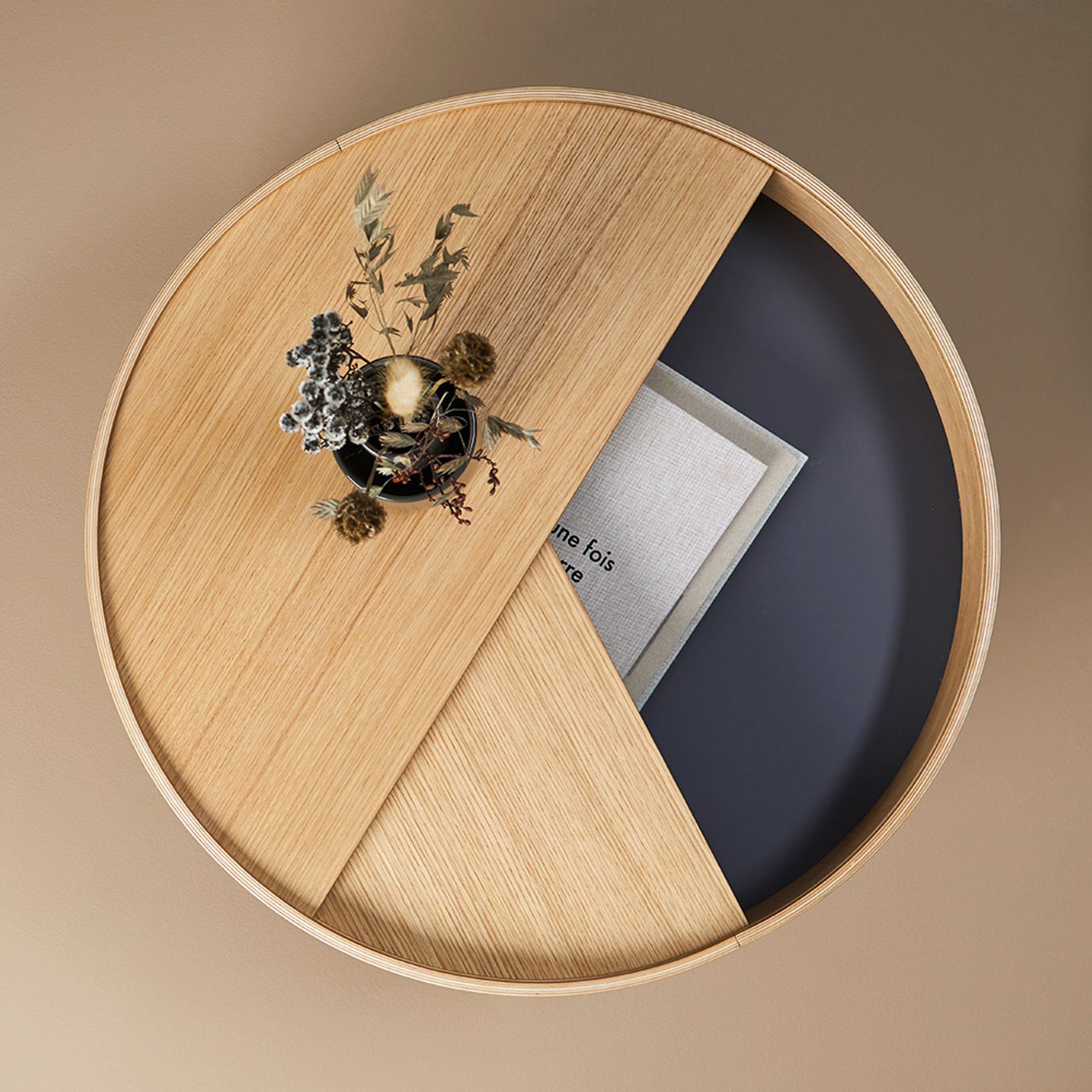 Woud - Coffee table - Arc Side and Coffee Table - Oiled Oak - Side Table