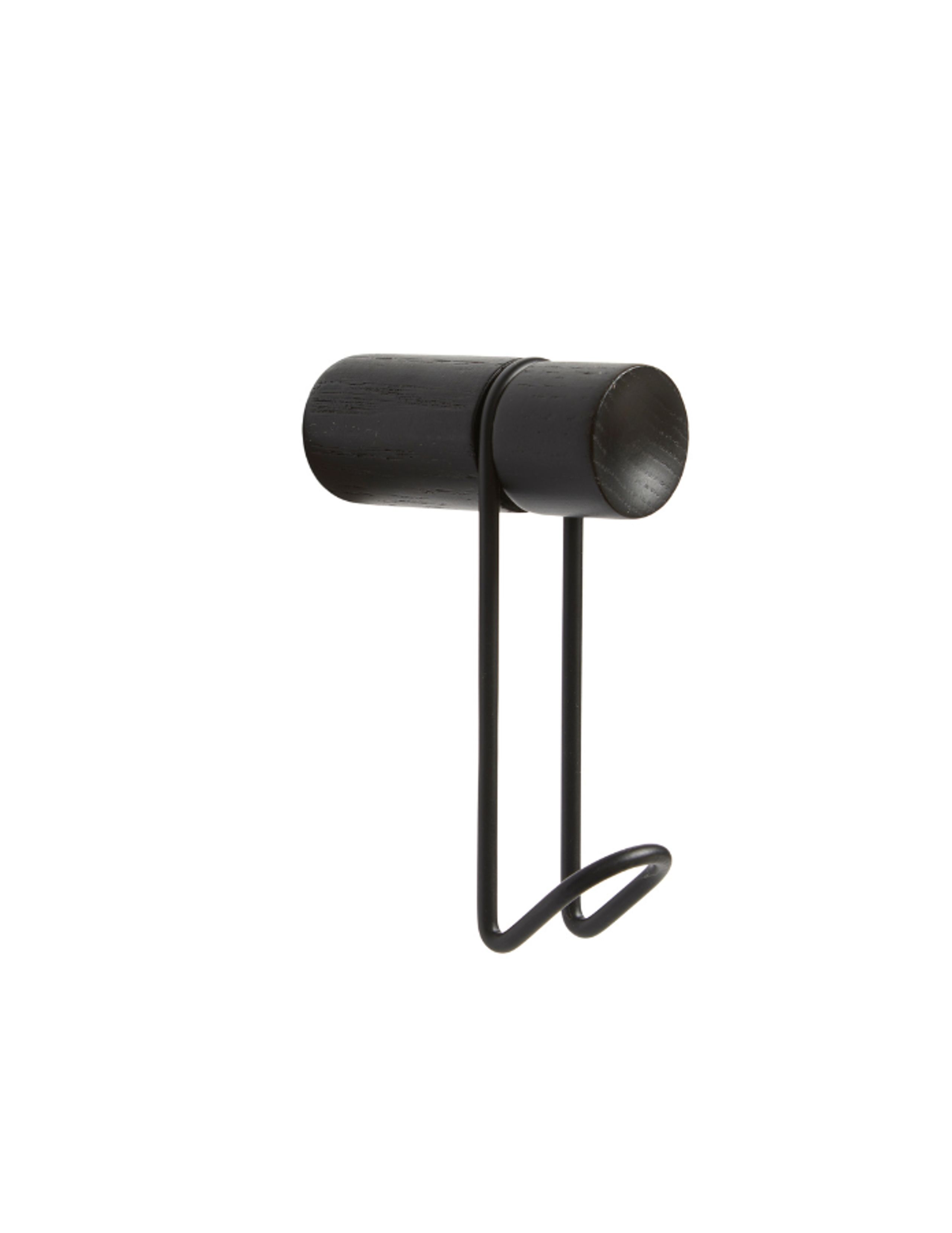 Woud - Haken - Around Wall Hanger - Black/Black - Small