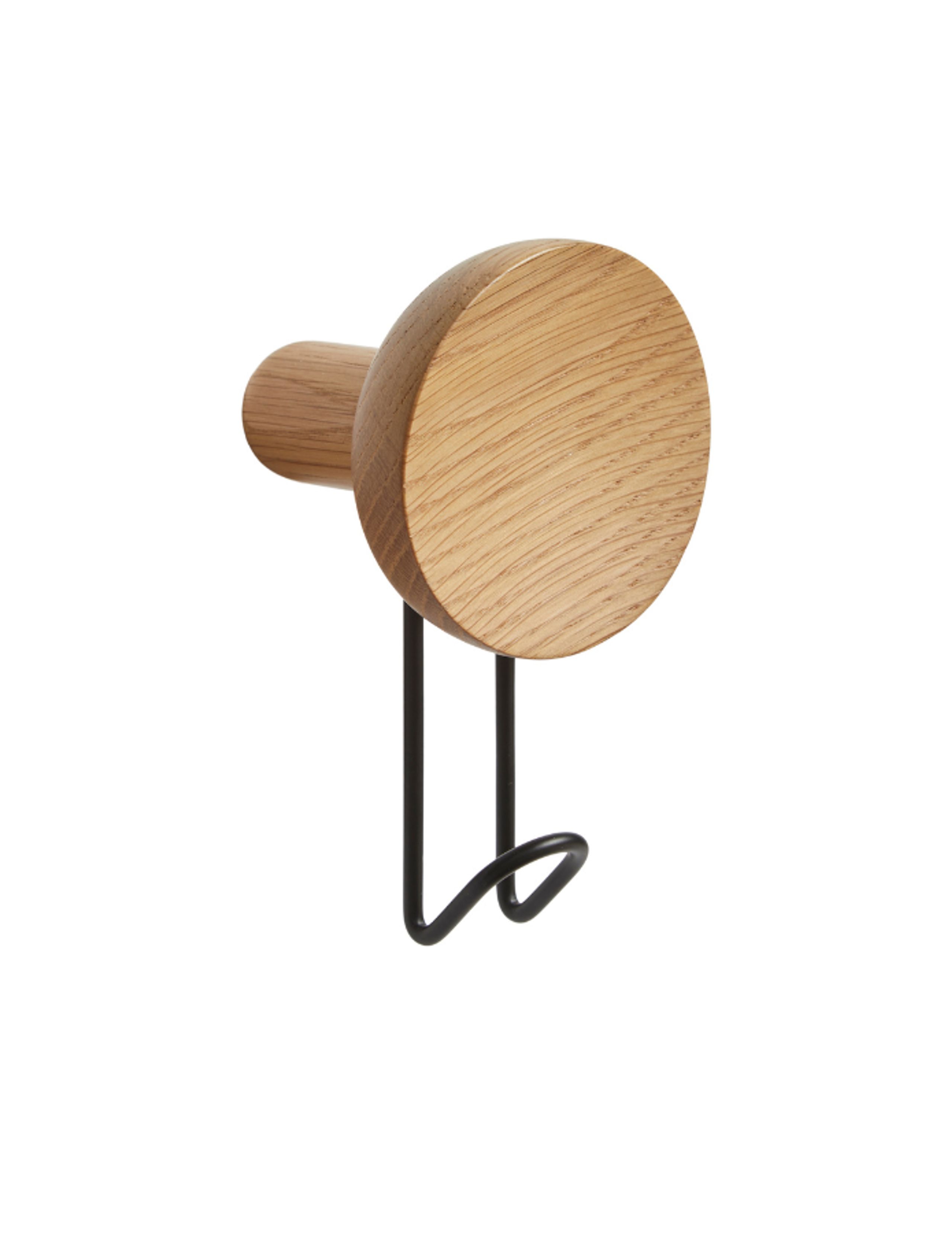 Woud - Cintres - Around Wall Hanger - Oak/Black - Large