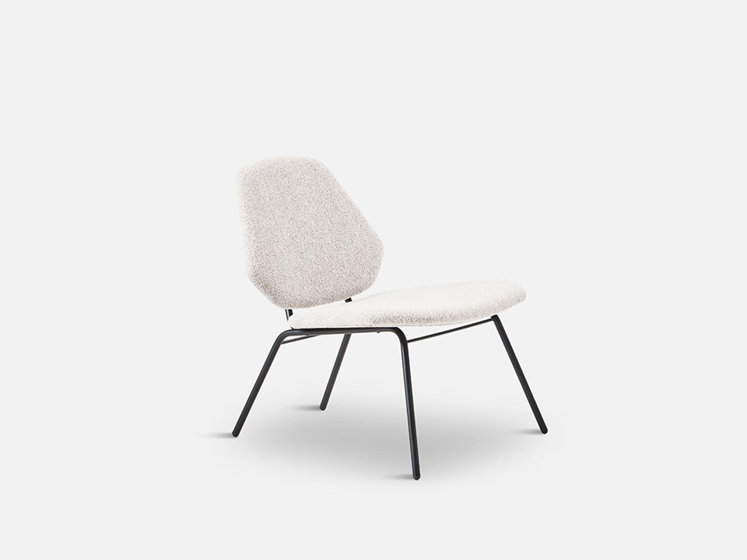 Woud - Armchair - Lean Lounge Chair - Ivory