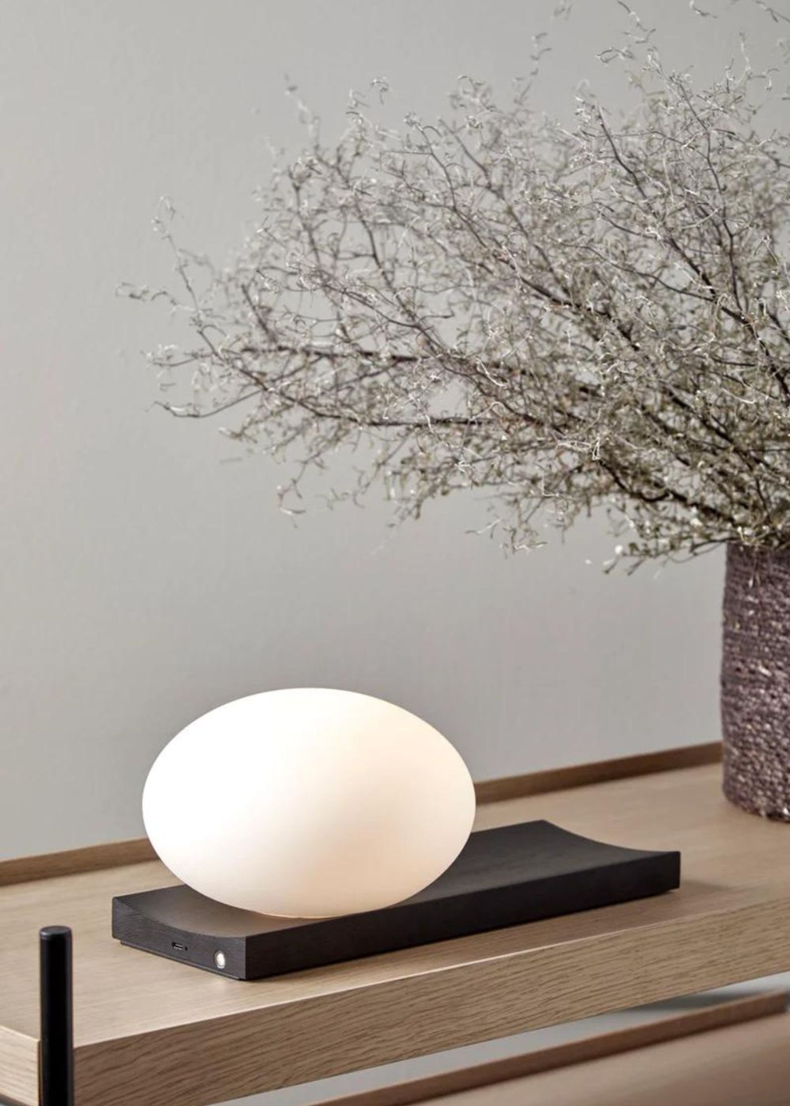 Woud - Lampe - Dew table/wall lamp - Black Opal