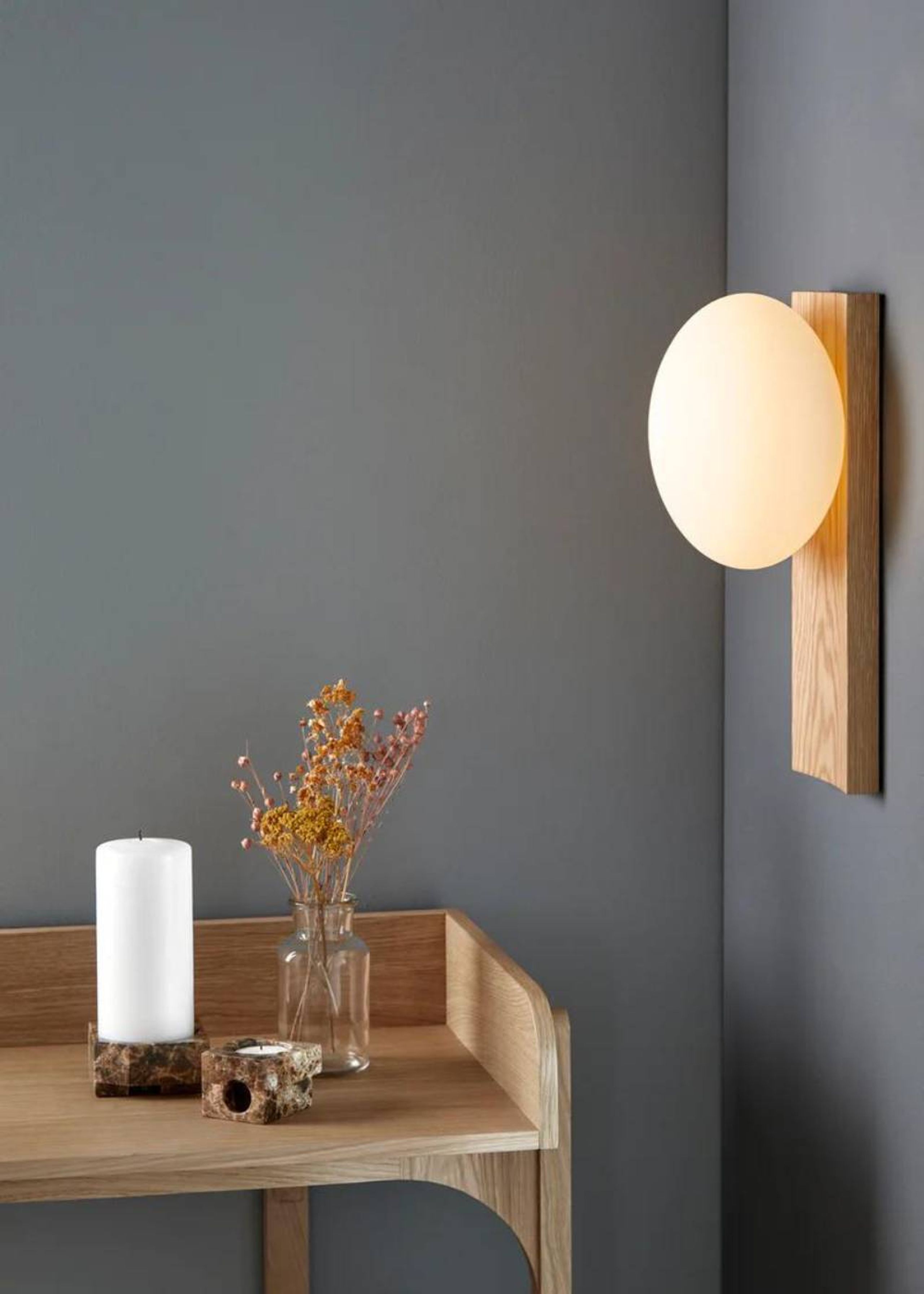 Woud - Candle Holder - Jeu de dés 3 Candle Holder - Brown