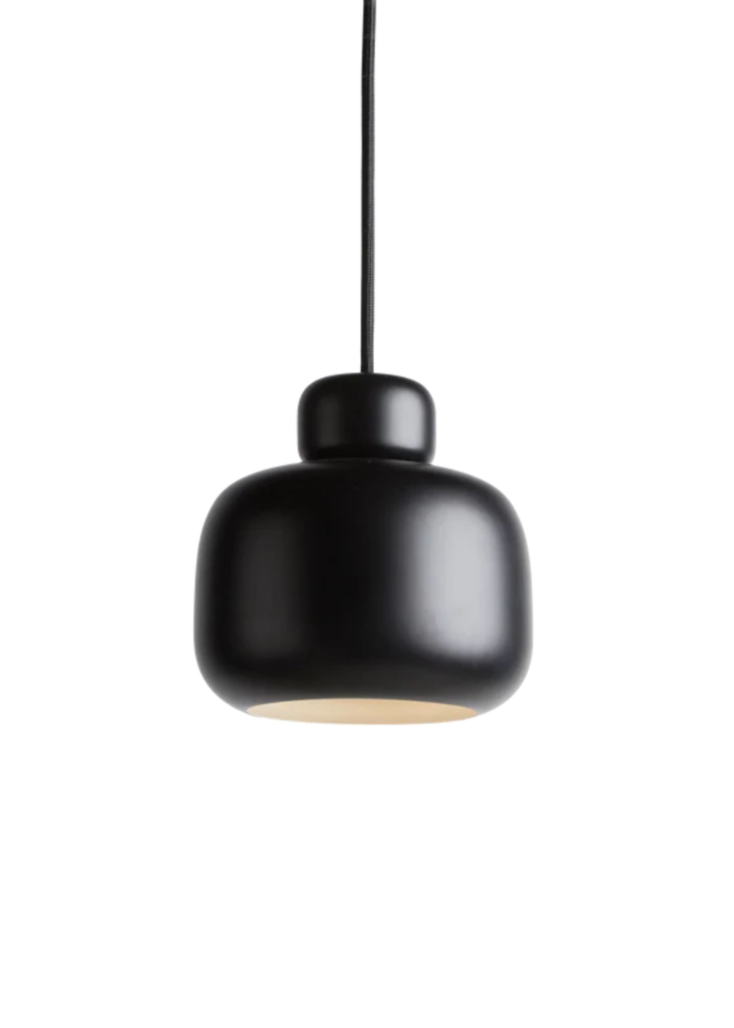 Woud - Pendant Lamp - Stone Pendant - Black