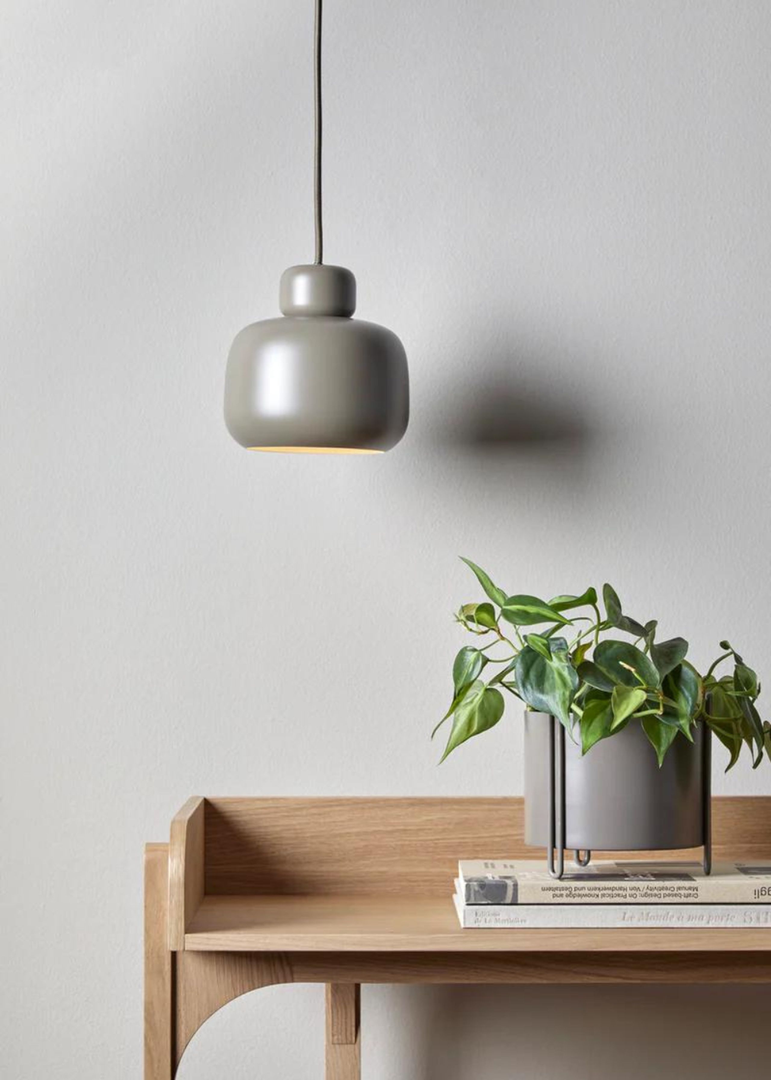 Woud - Pendant Lamp - Stone Pendant - Taupe