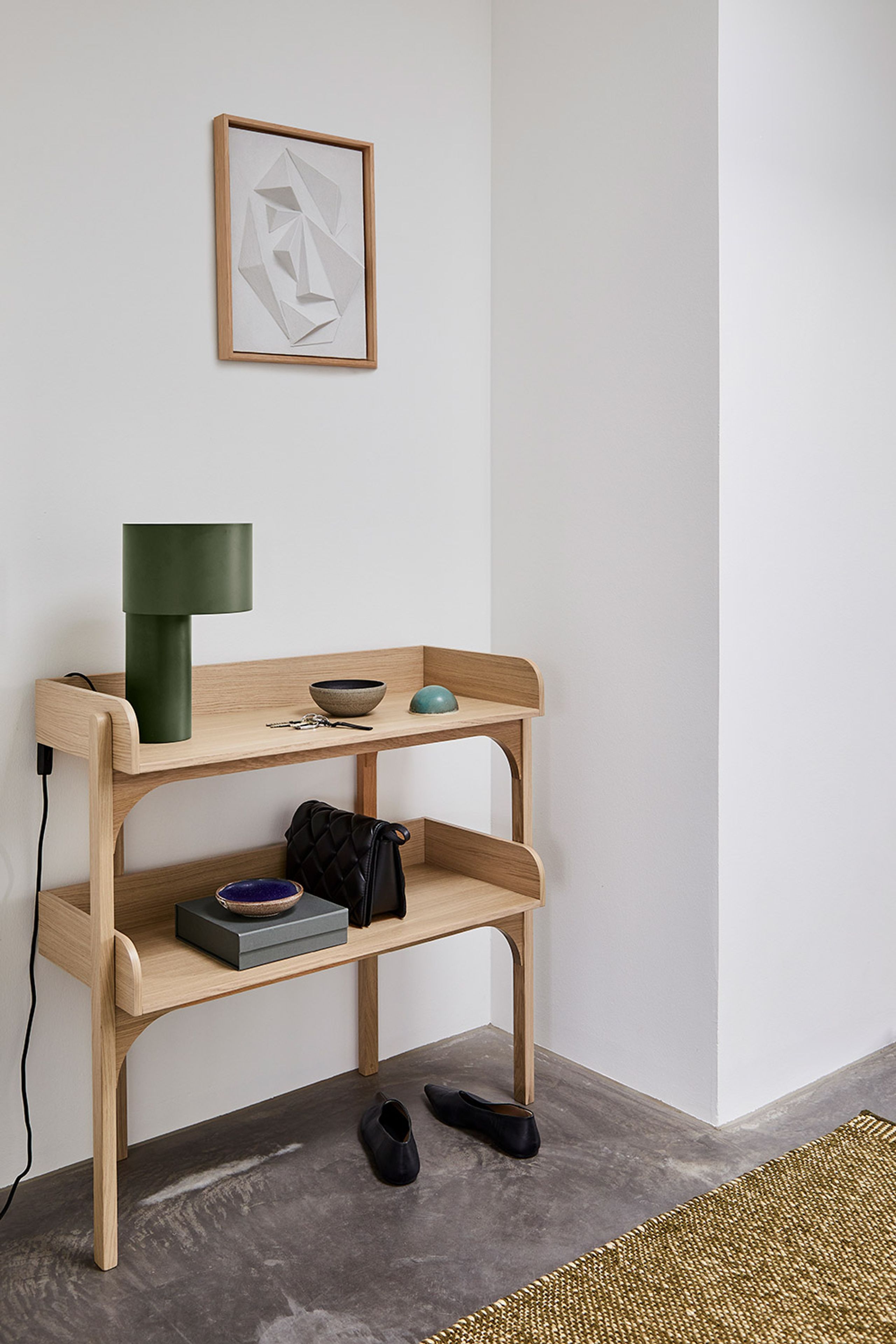 Woud - Étagère - Utility Shelf - White Pigmented Oak