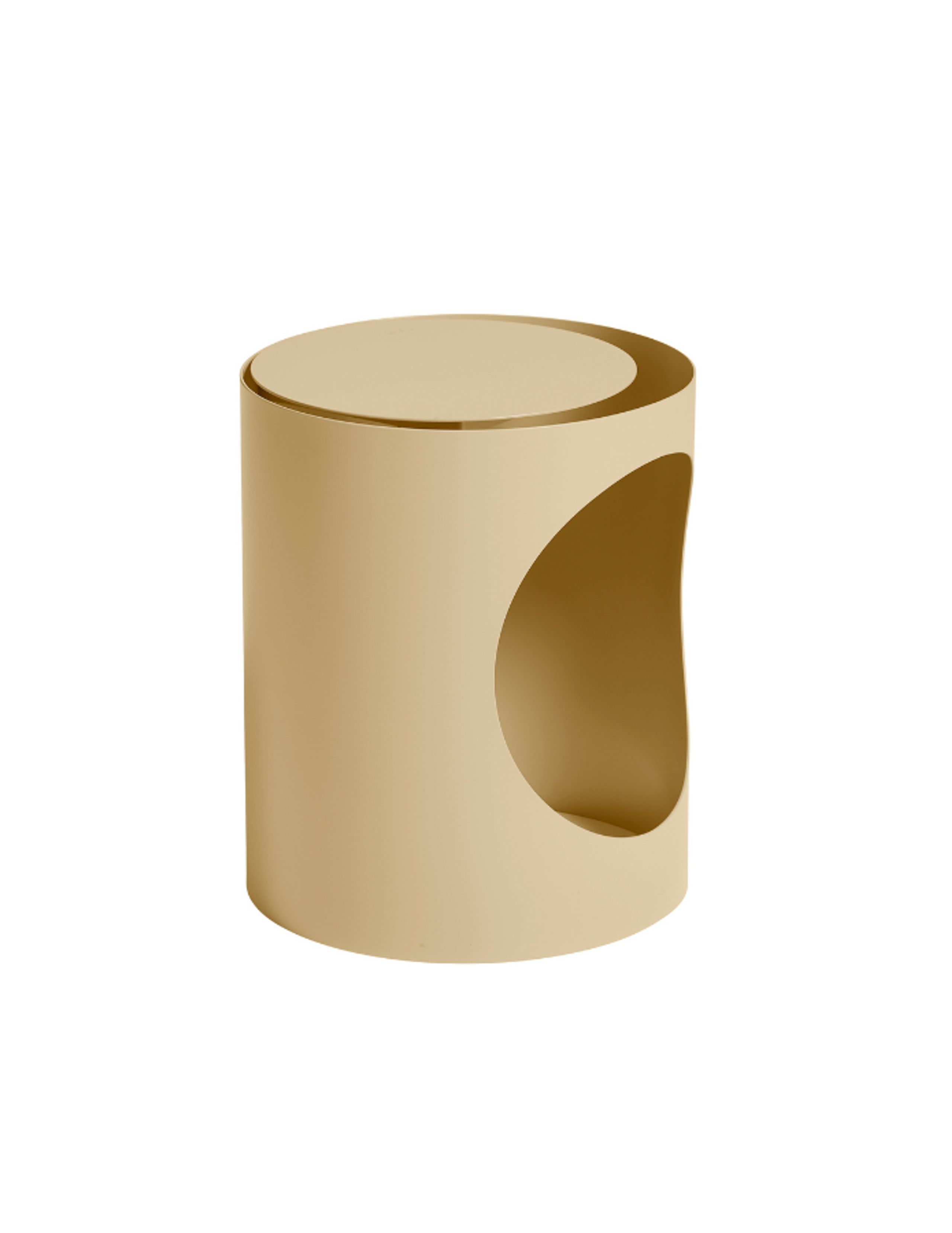 Woud - Sidebord - Tabl Side Table - Ivory Painted Metal