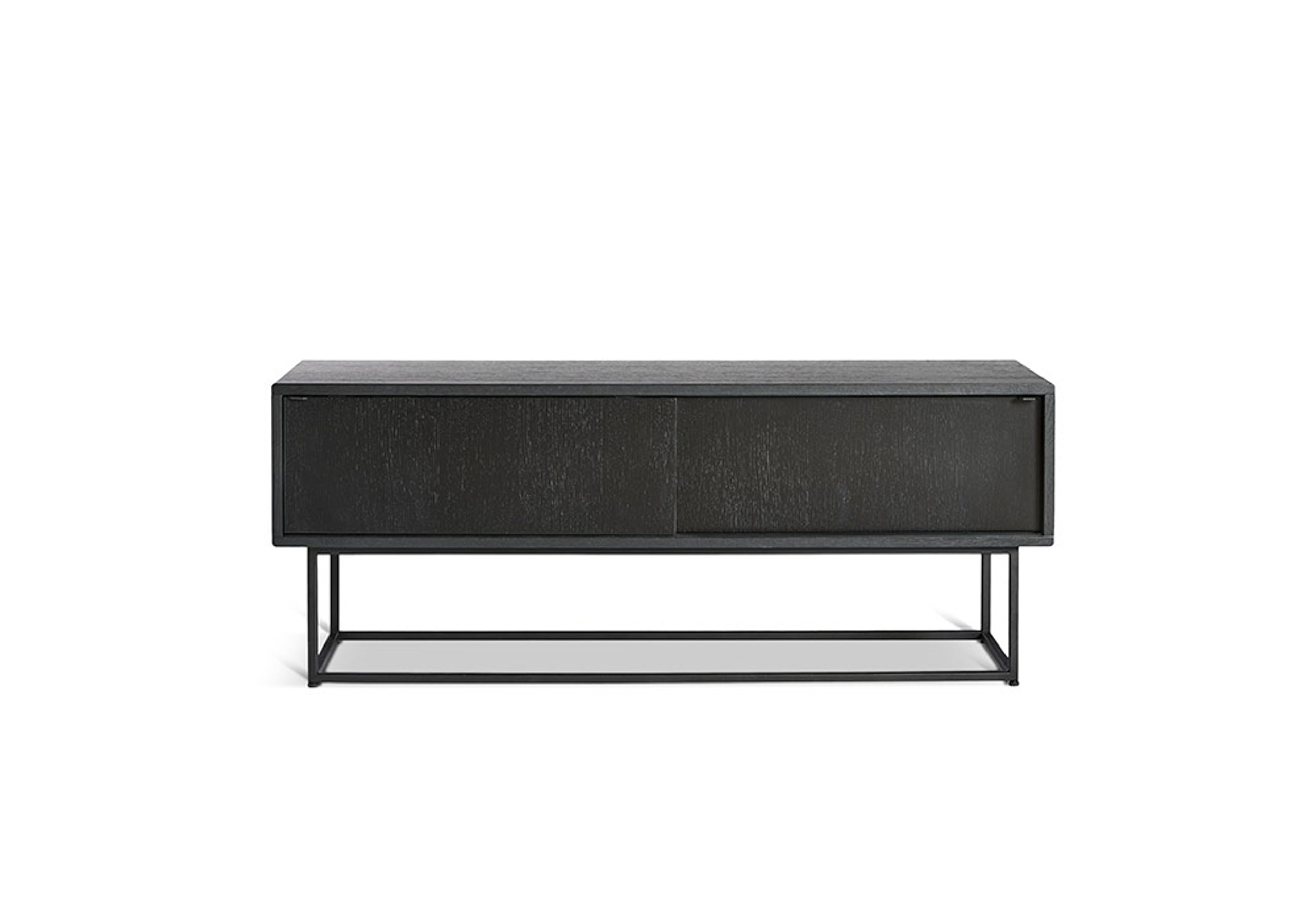 Woud - Skænk - Virka Sideboard - Sortmalet Egefiner - Lav