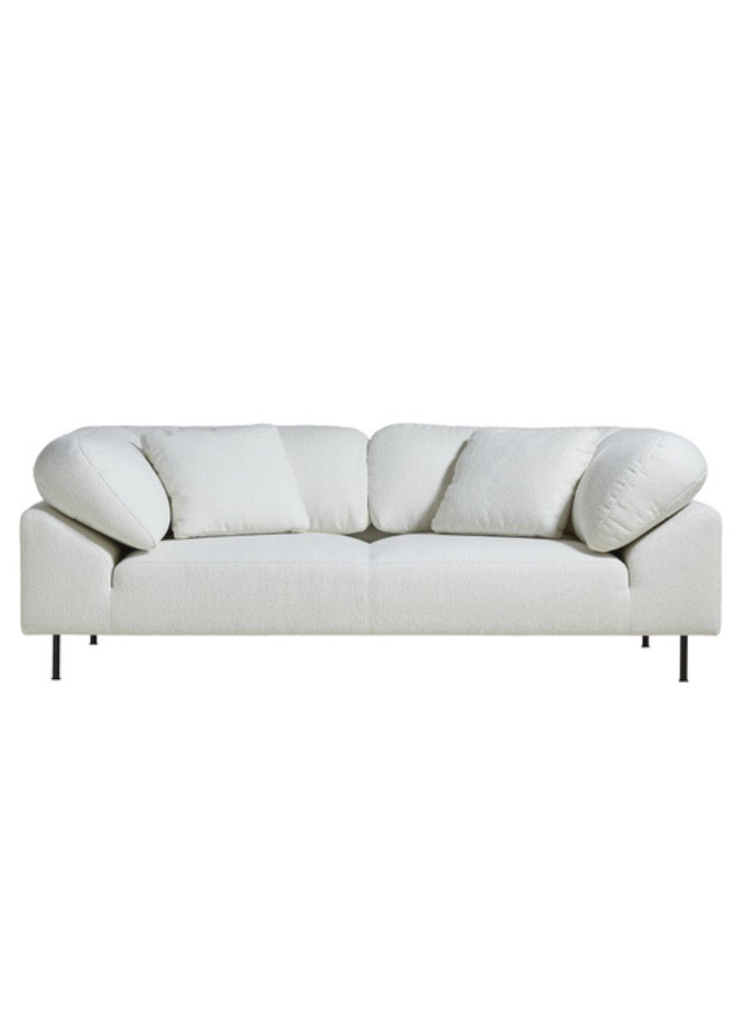 Woud - Sofá - Collar 2-seater - Alpine, 101 Ivory