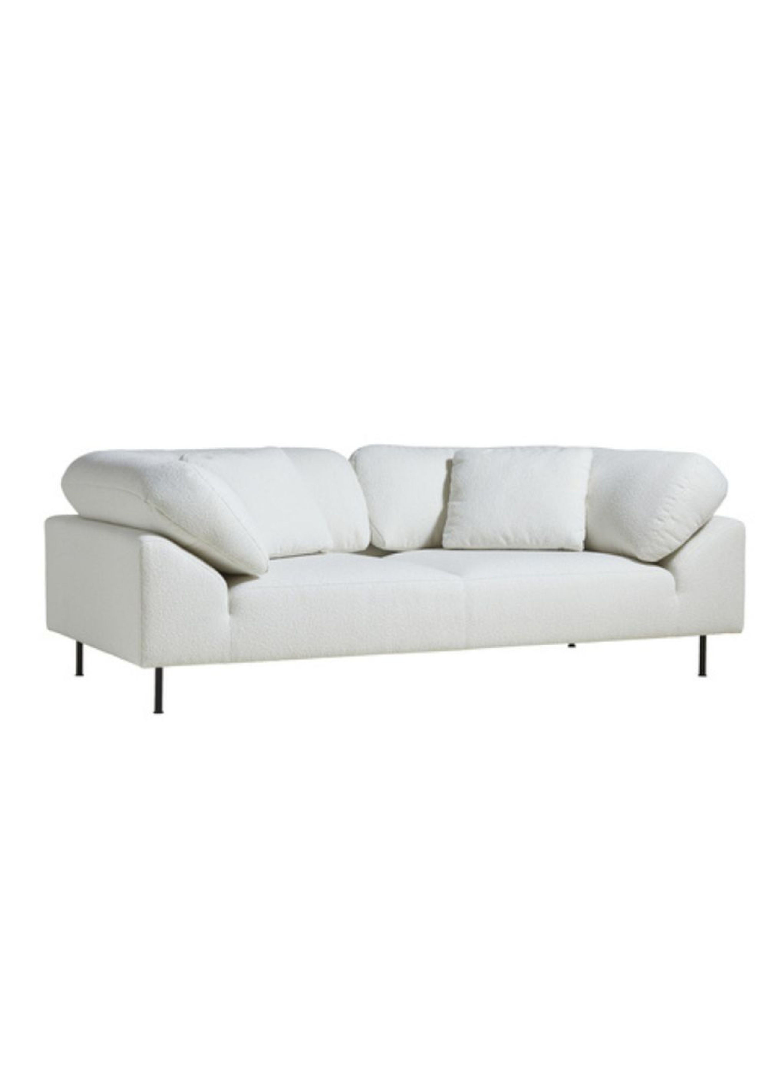 Woud - Sofá - Collar 2-seater - Alpine, 101 Ivory