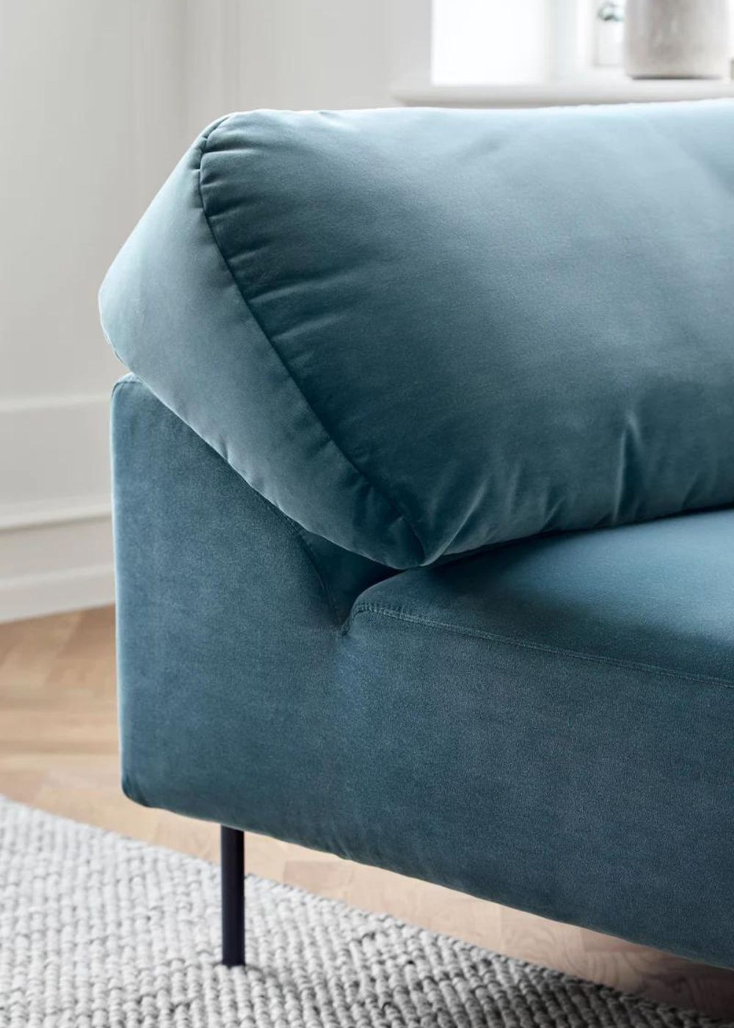 Woud - Couch - Collar Open End 2-seater - Nevotex Icon, 1375 Pine - Left