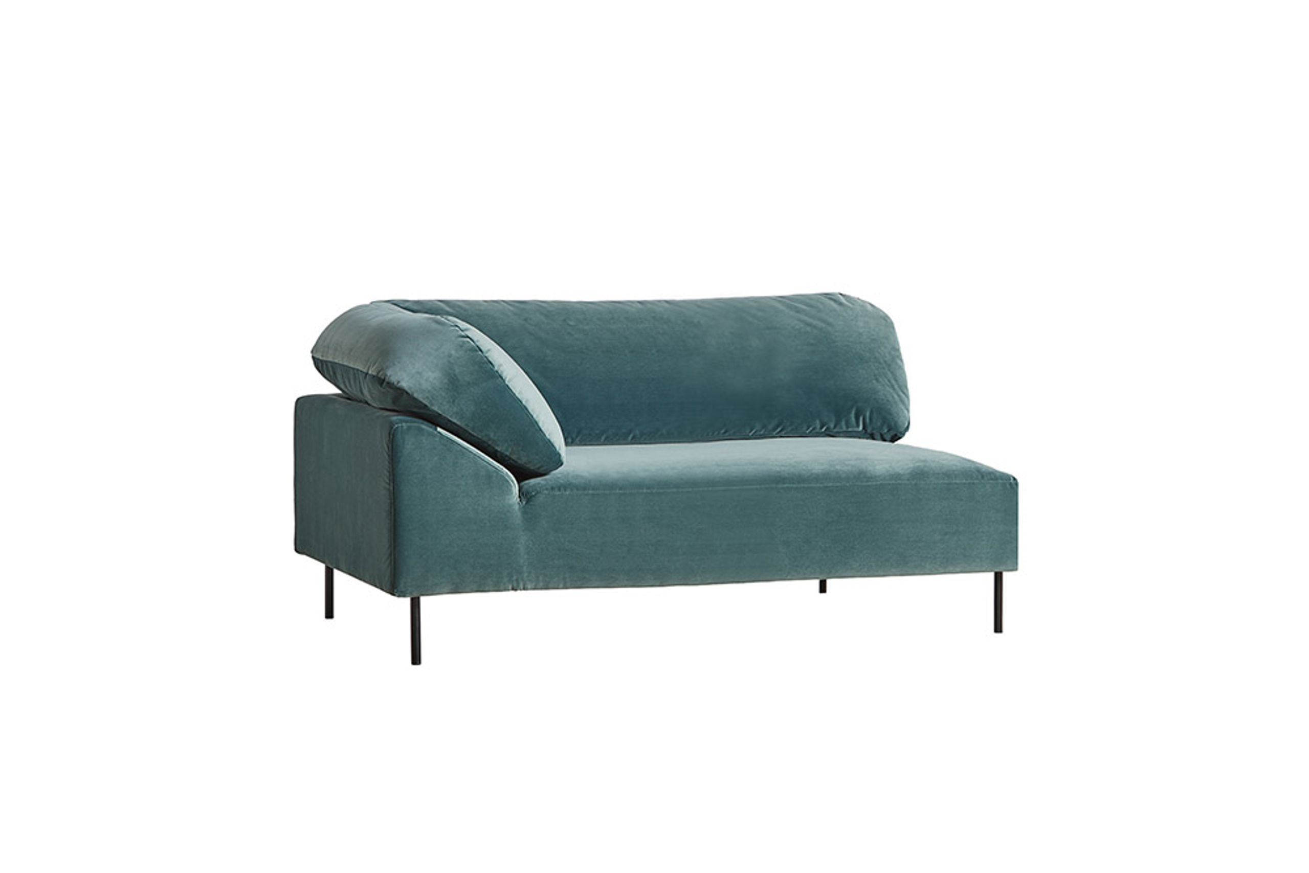 Woud - Couch - Collar Open End 2-seater - Nevotex Icon, 1375 Pine - Left