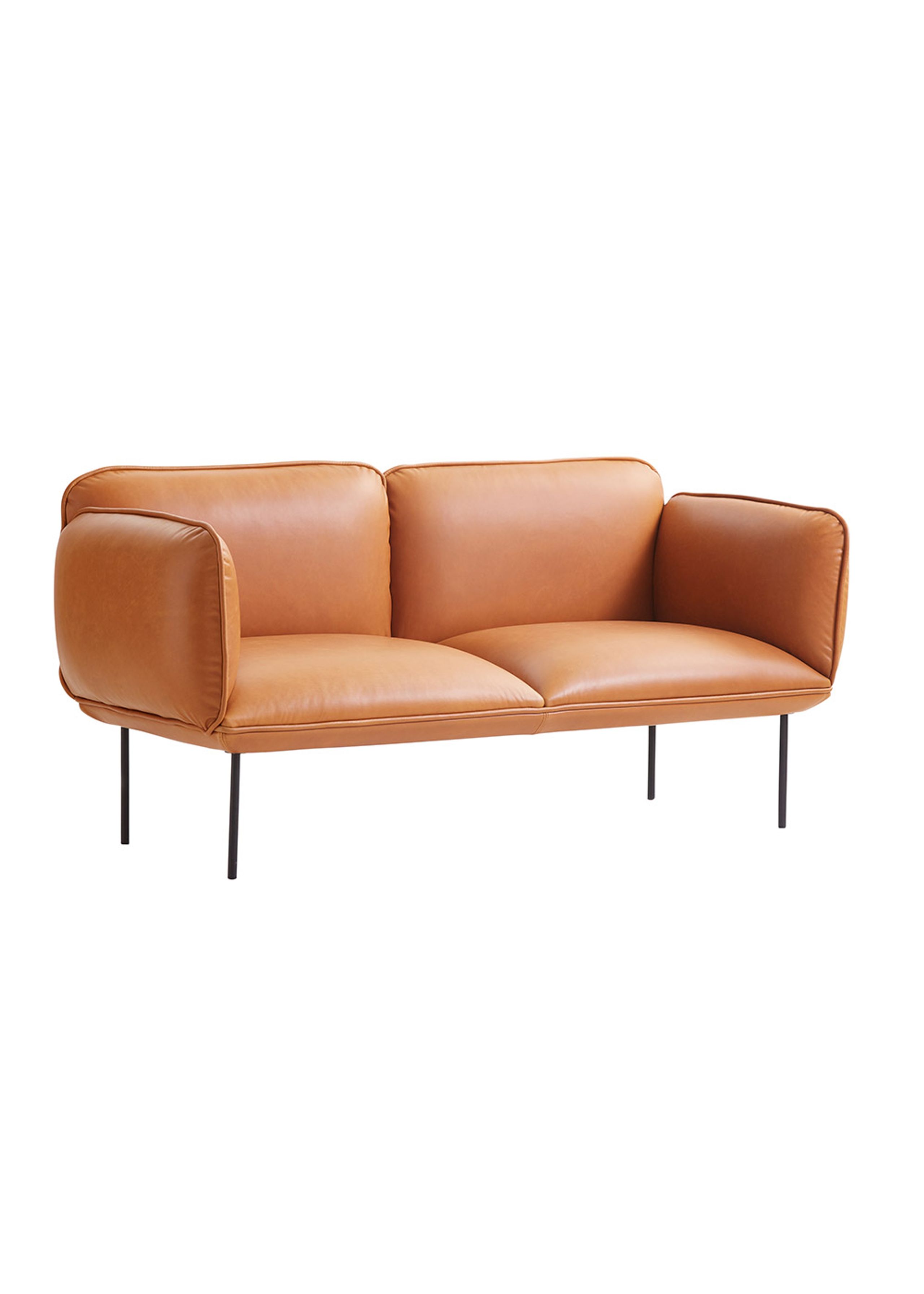 Woud - Sofa - Nakki | 2-seater - Envy Cognac 20320