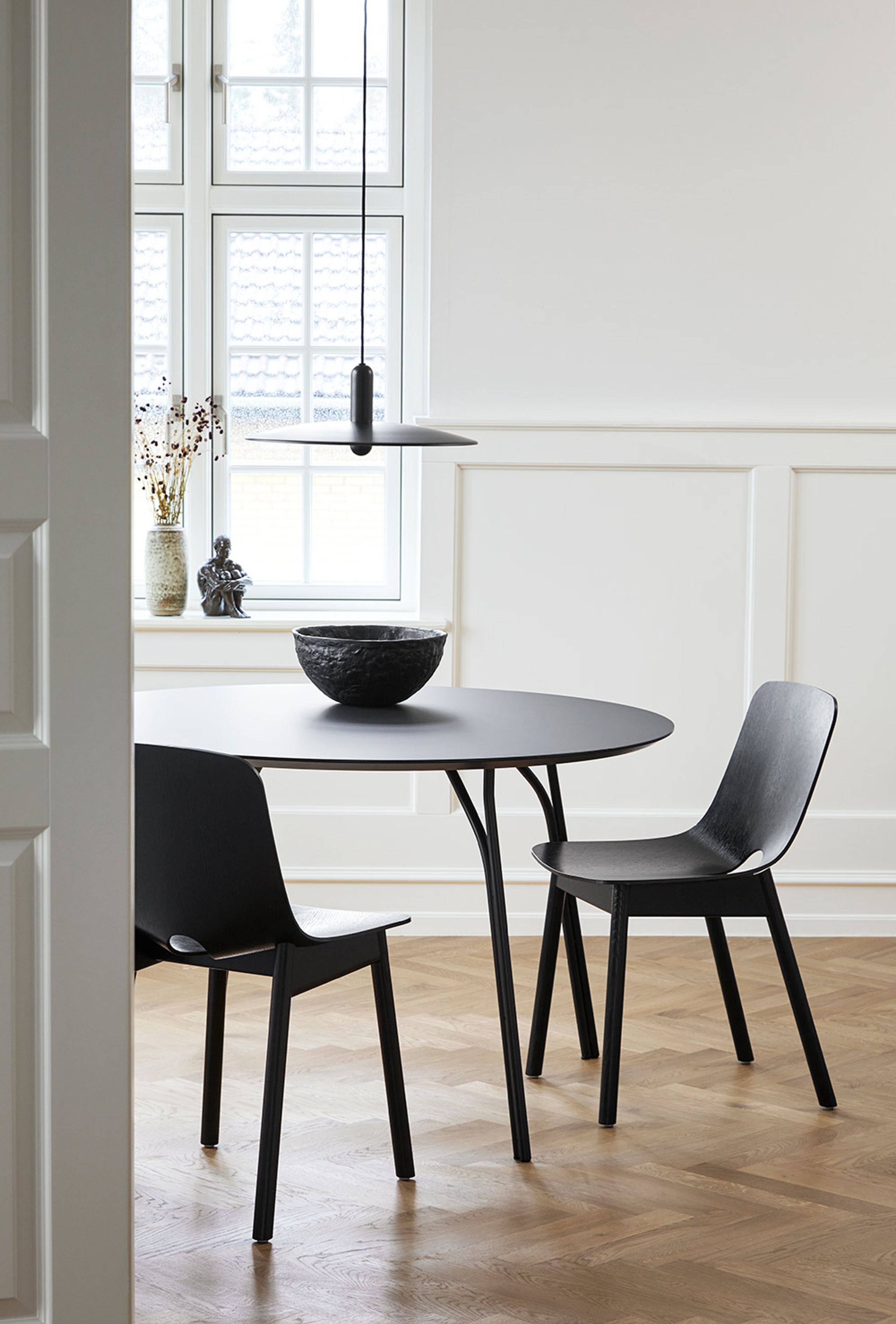 Woud - Stół jadalny - Tree Dining Table - Tabletop: Black / Legs: Black - 90x220
