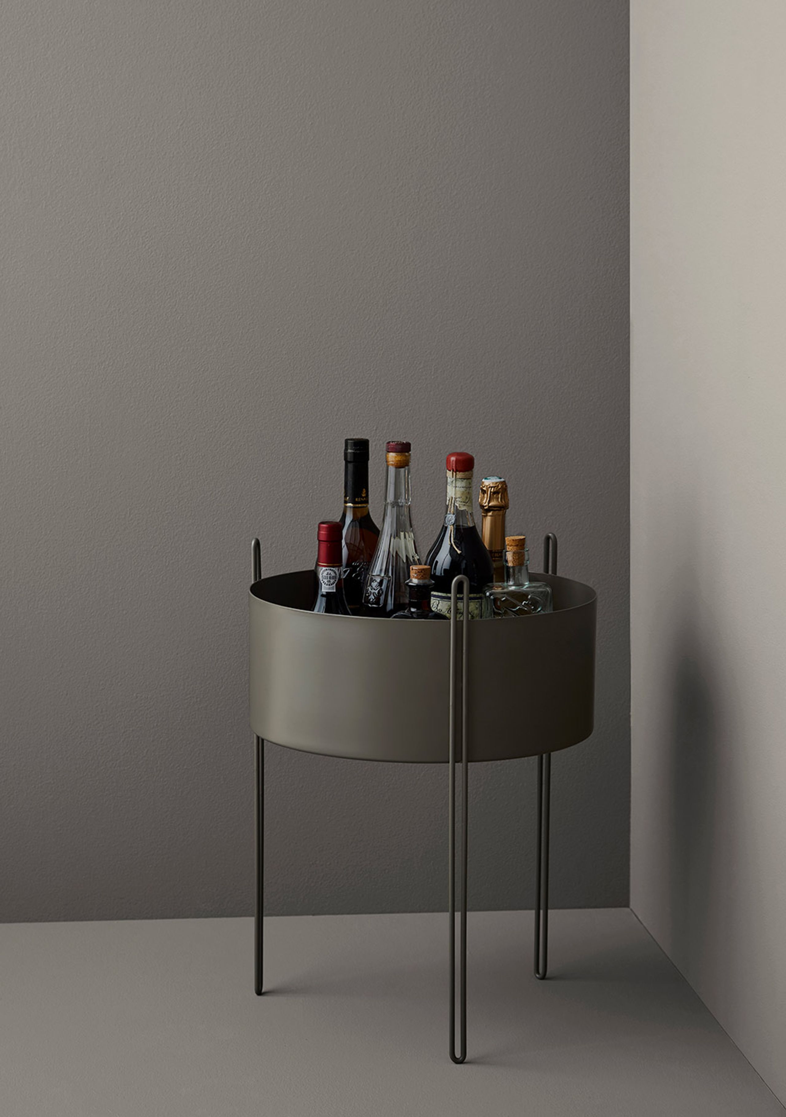 Woud - Pot de fleurs - Pidestall Flowerpot - Light Grey