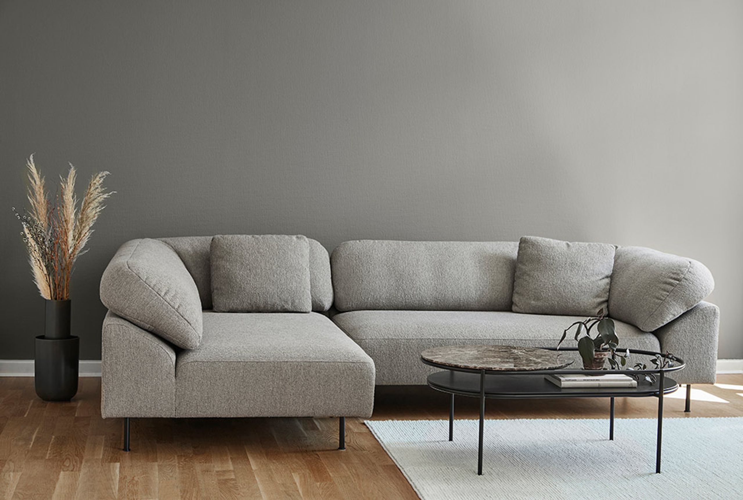 Woud - - Amel vase - Taupe - Small