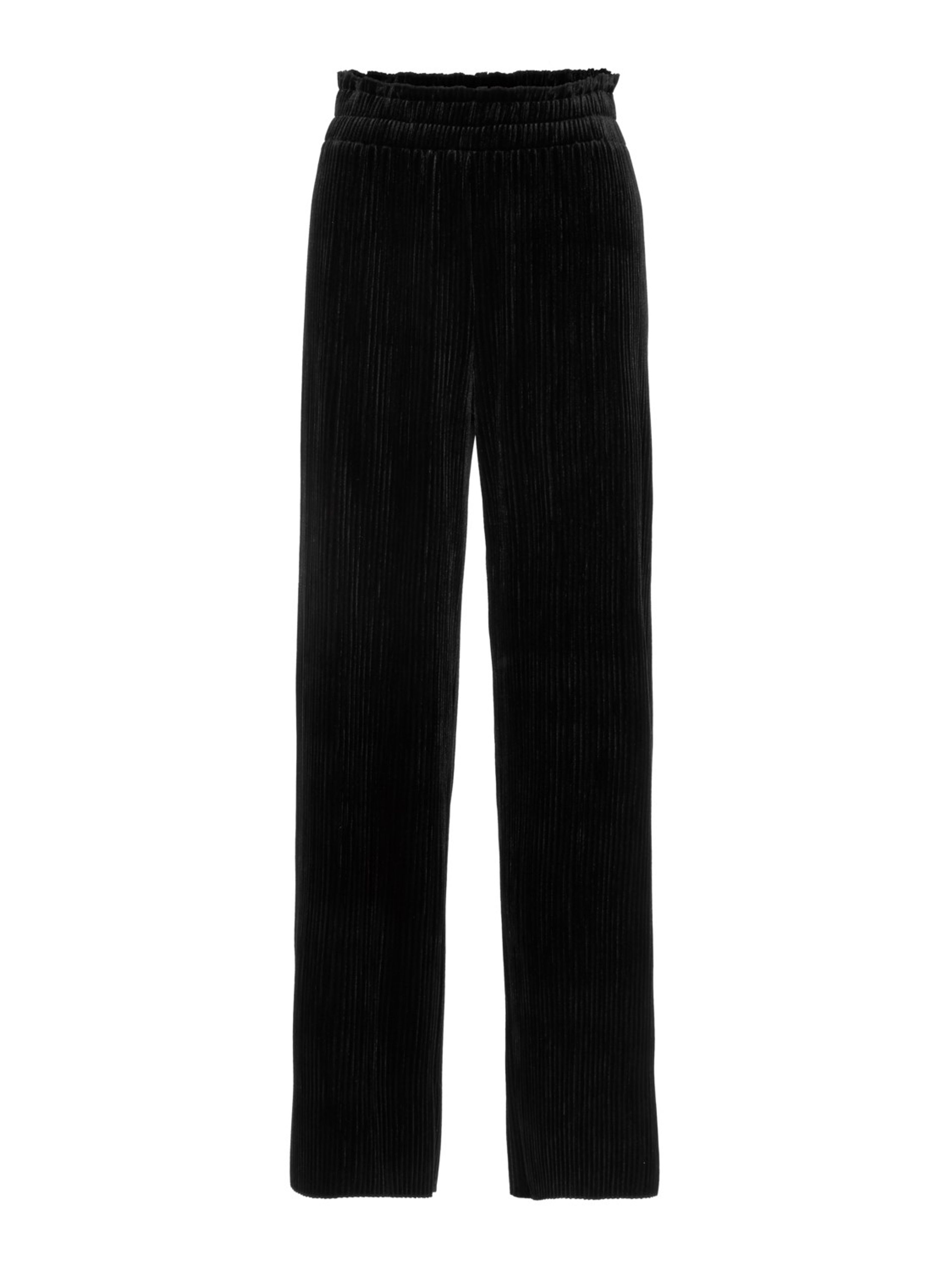 Y.A.S - Pants - YASAlissa HW Velvet Pants - Black