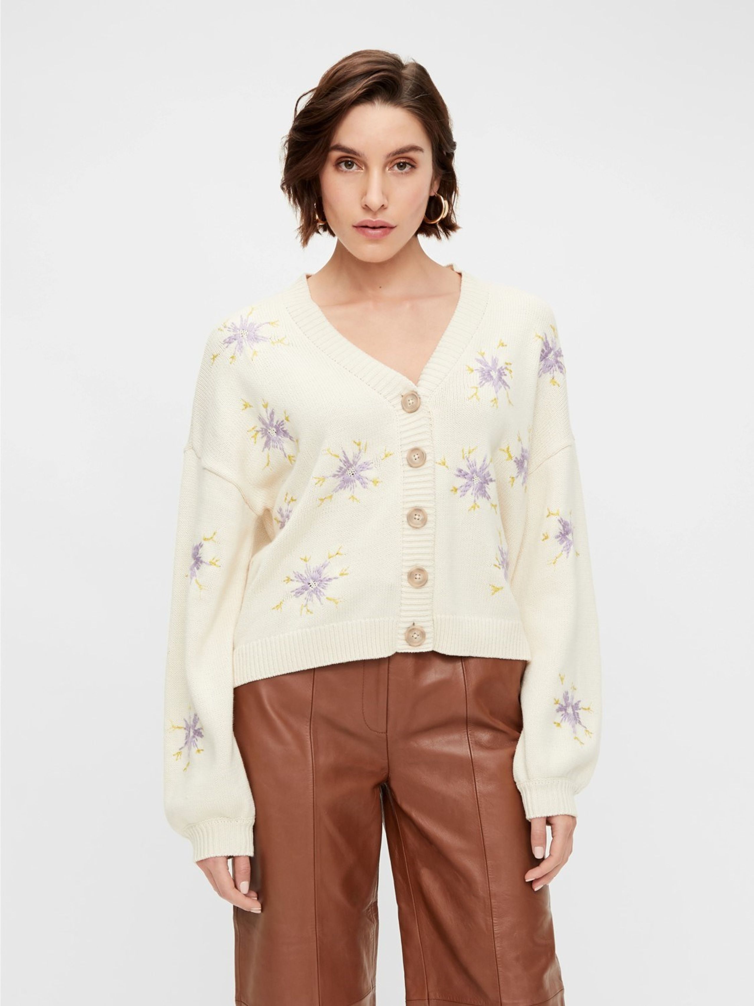 Y.A.S - Cardigan - YASLavender - Lavender Flower