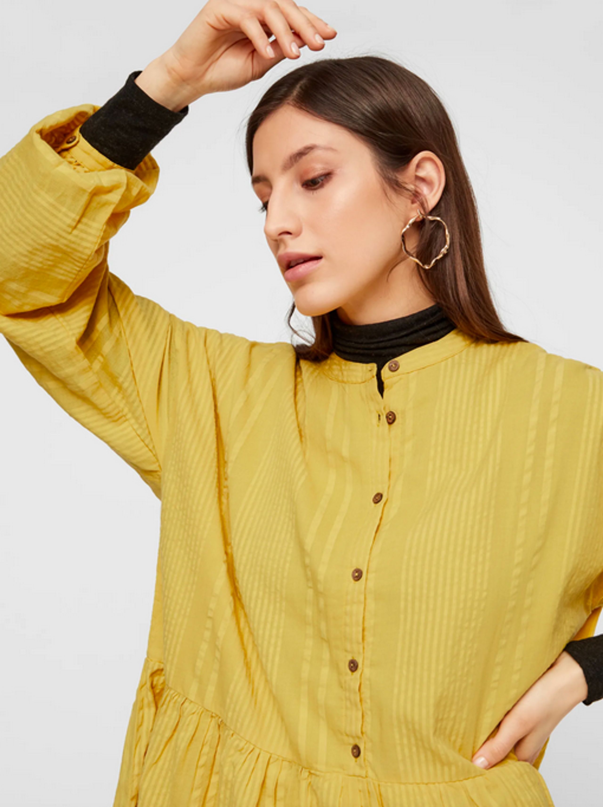 Y.A.S - Dress - YASCoco LS Dress - Bamboo (Yellow)