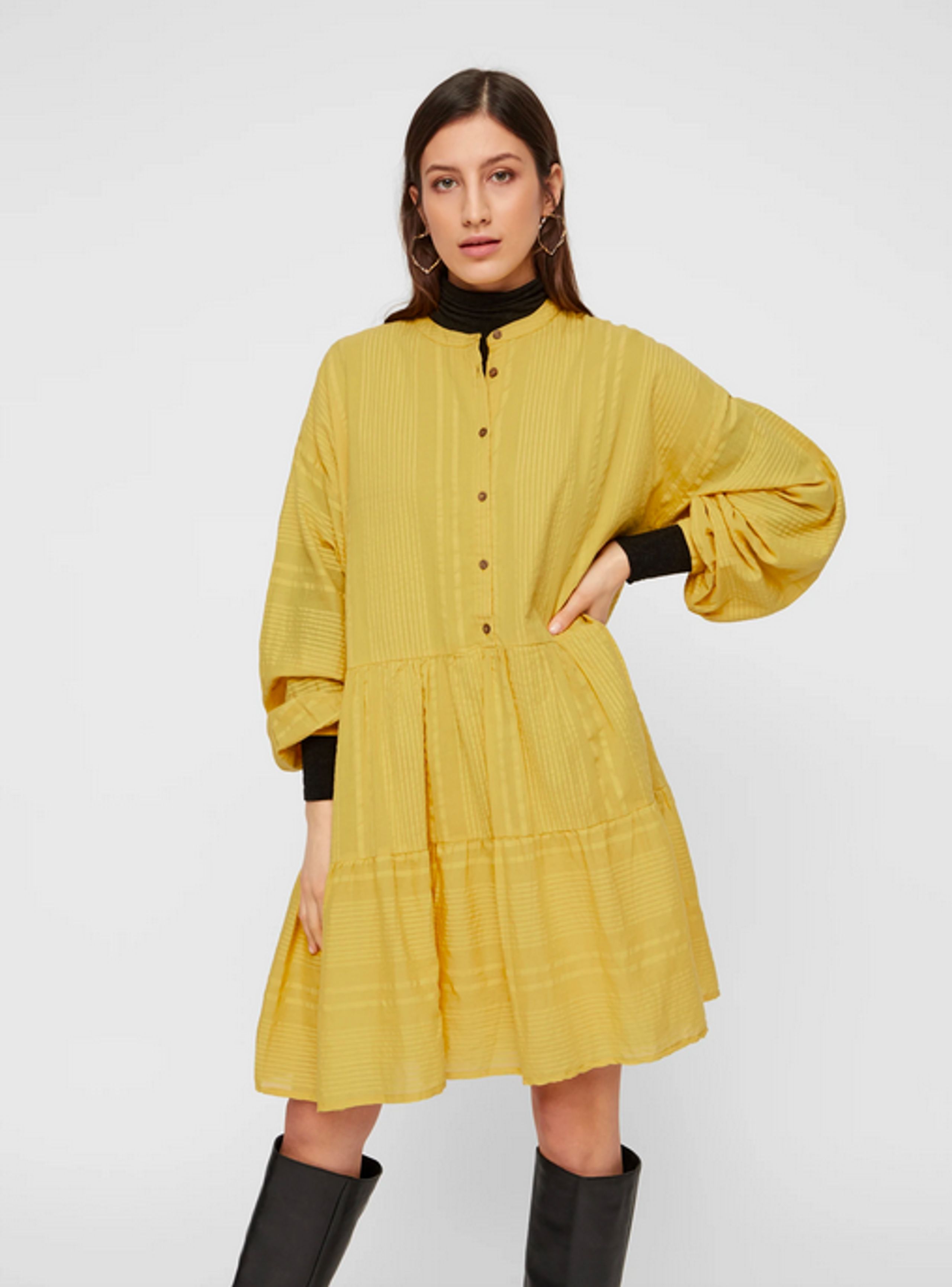 Y.A.S - Dress - YASCoco LS Dress - Bamboo (Yellow)