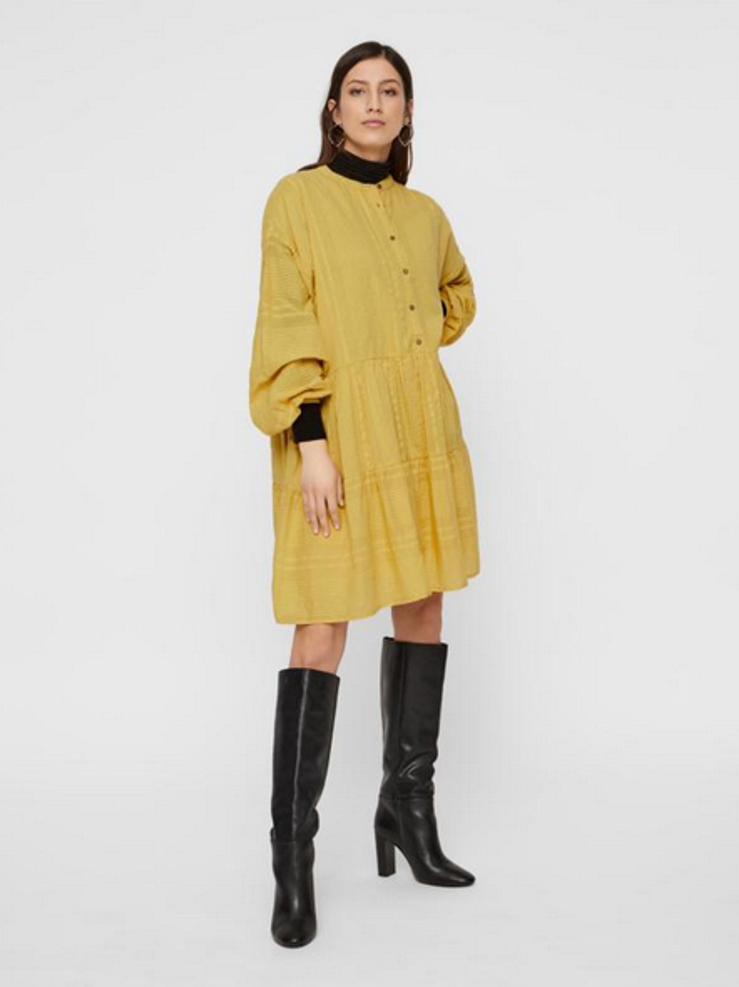 Y.A.S - Dress - YASCoco LS Dress - Bamboo (Yellow)