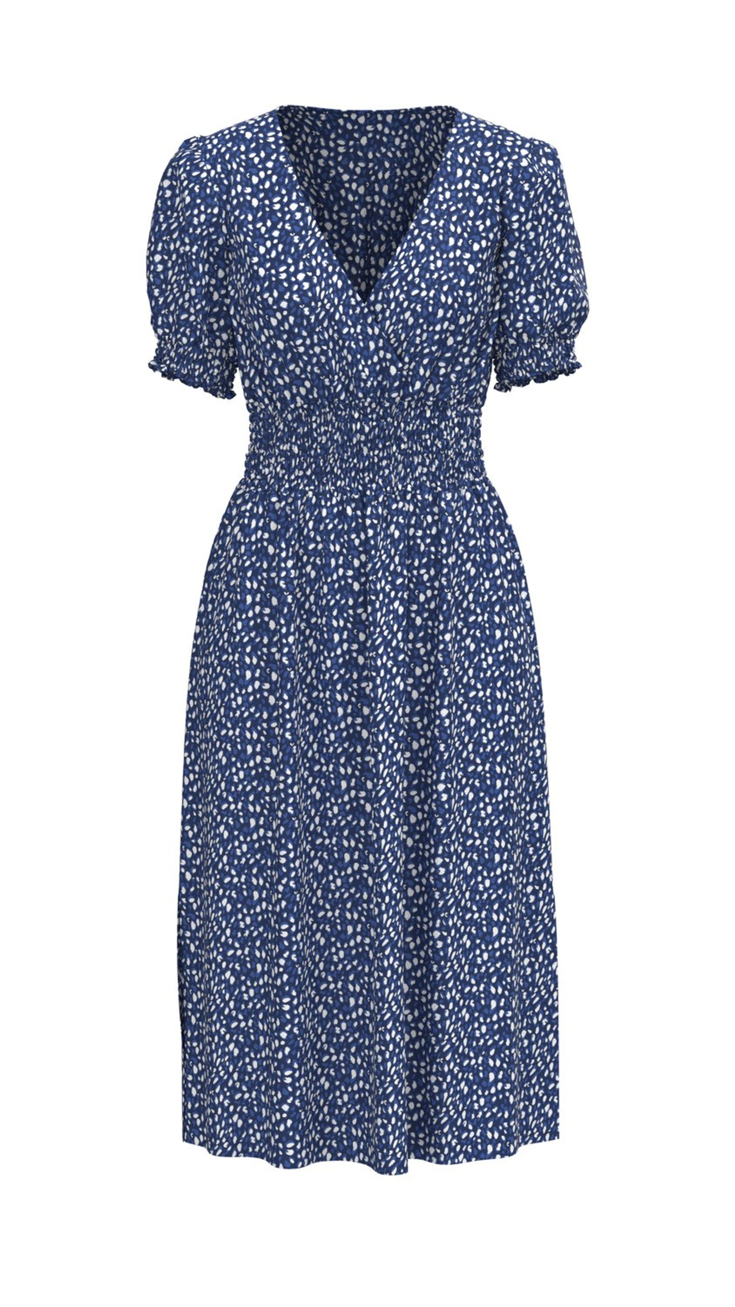 Y.A.S - Dress - YASAlexandra SS Midi Dress - Twilight Blue