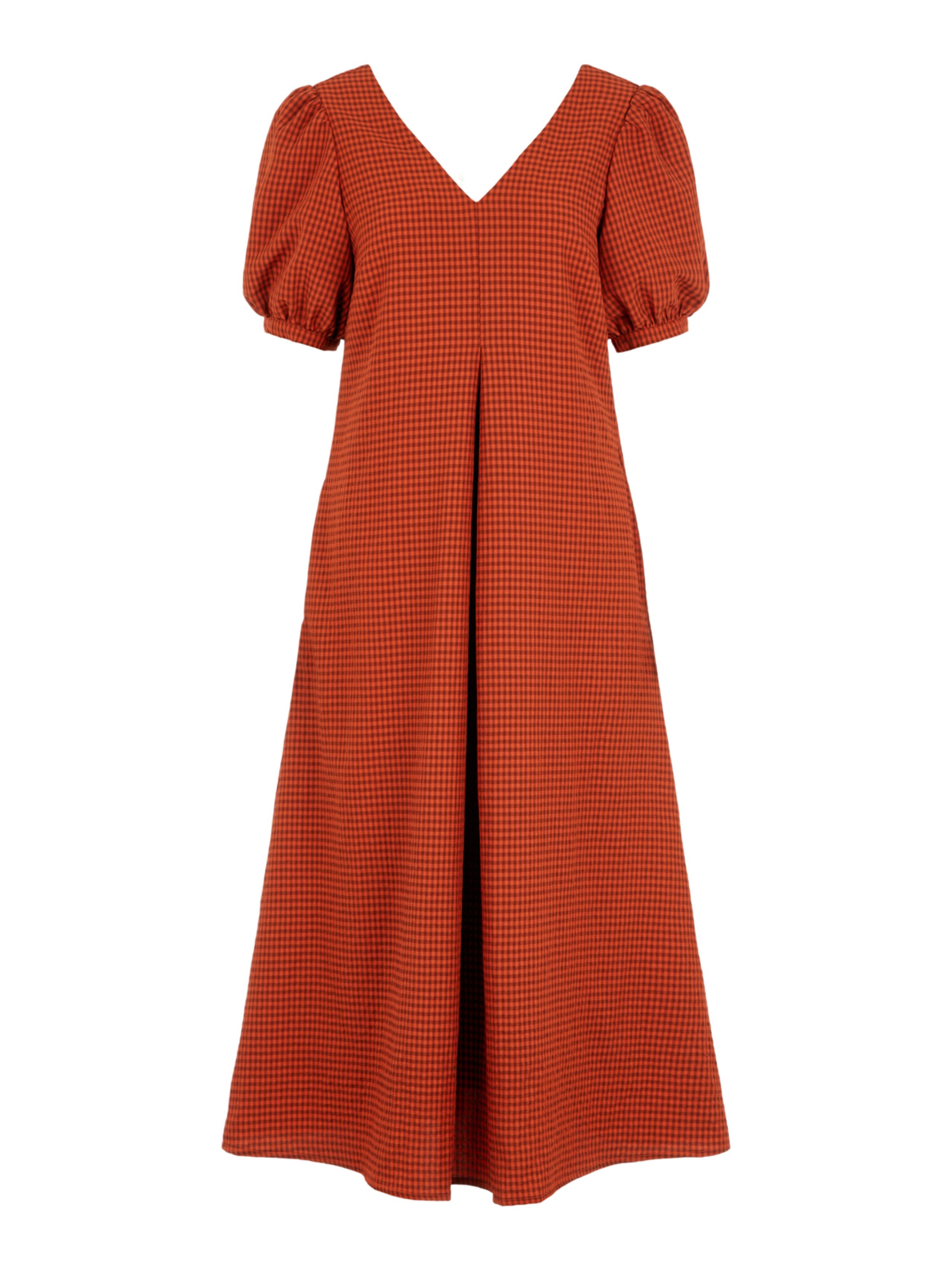 Y.A.S - Kjole - YASChiara Long Dress - Bombay Brown