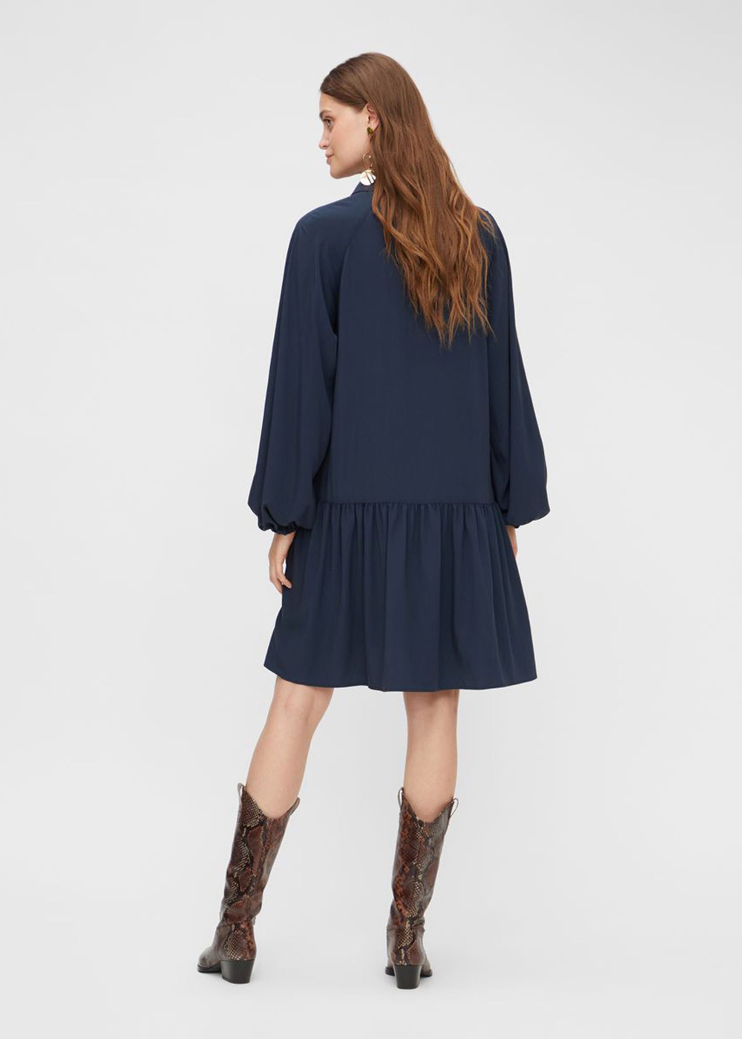 Y.A.S - Kjole - YASLina Shirt Dress - Sky Captain