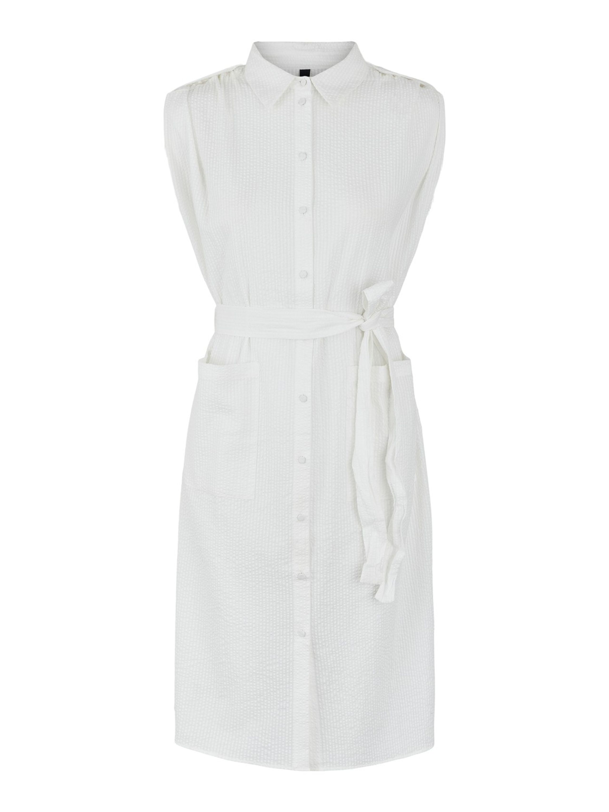 Y.A.S - Kjole - YASSwatia SL Oversize Dress - Star White