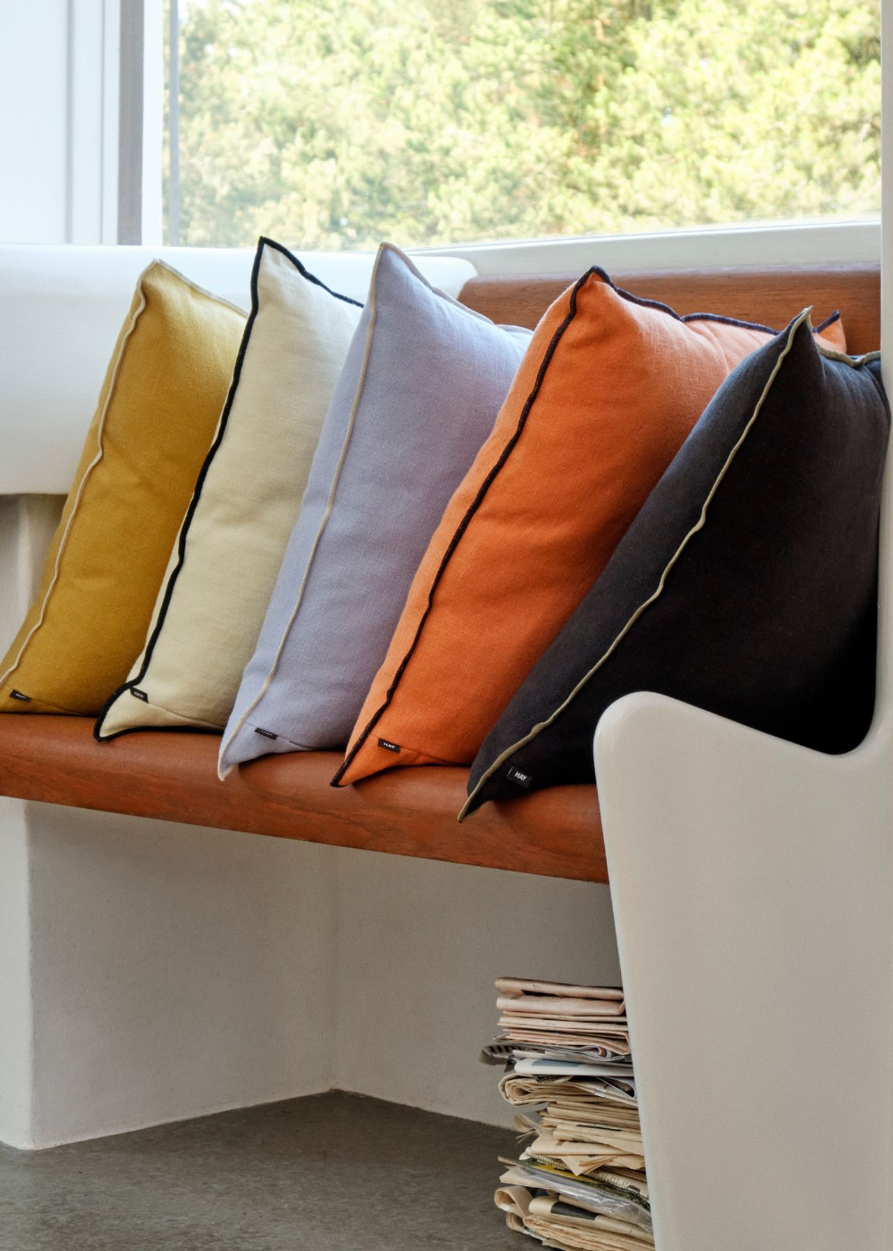 HAY - Outline Cushion - Cuscino - Lemon Sorbet