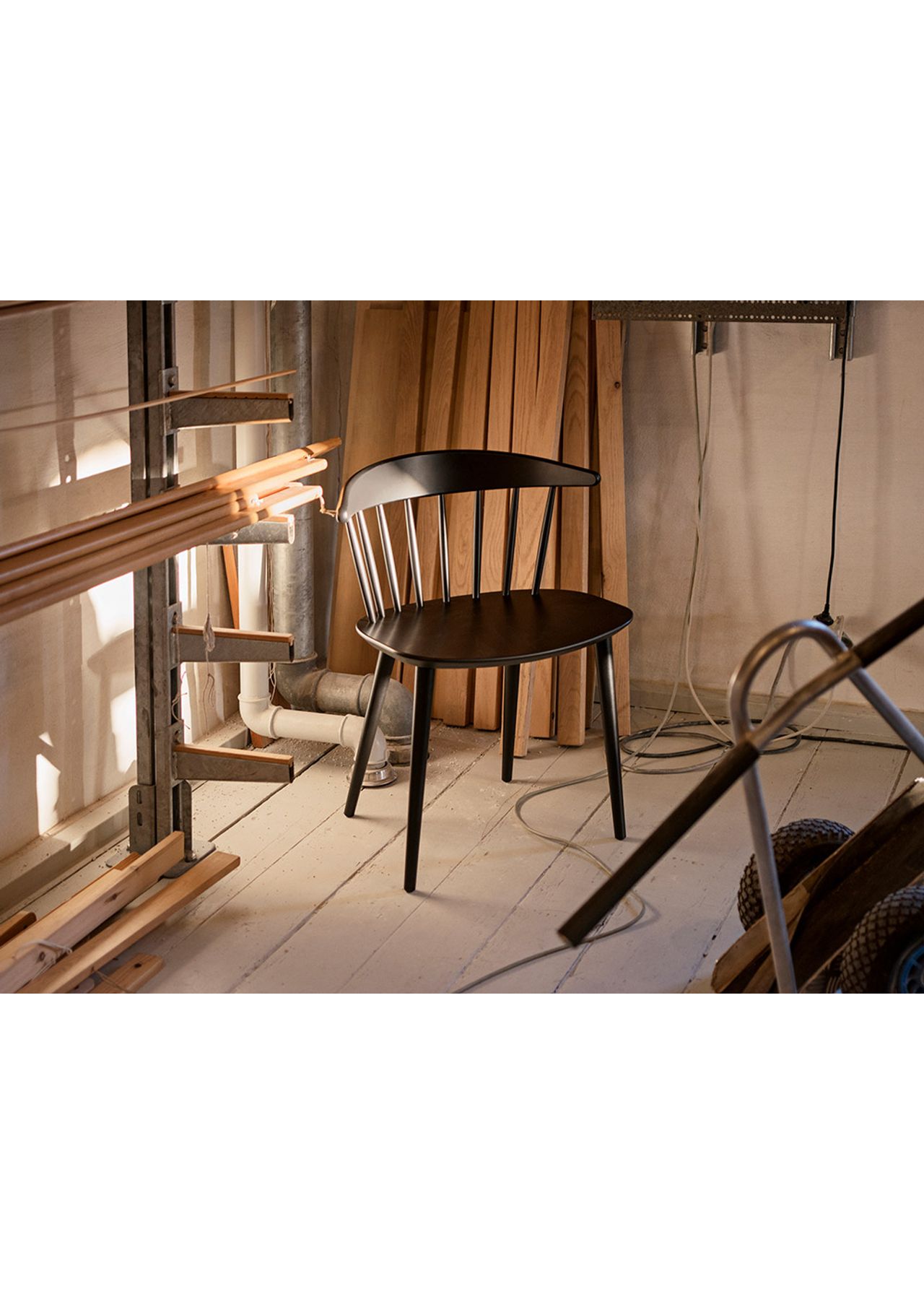 HAY - J104 by Jørgen Bækmark - Dining chair - Clear Water