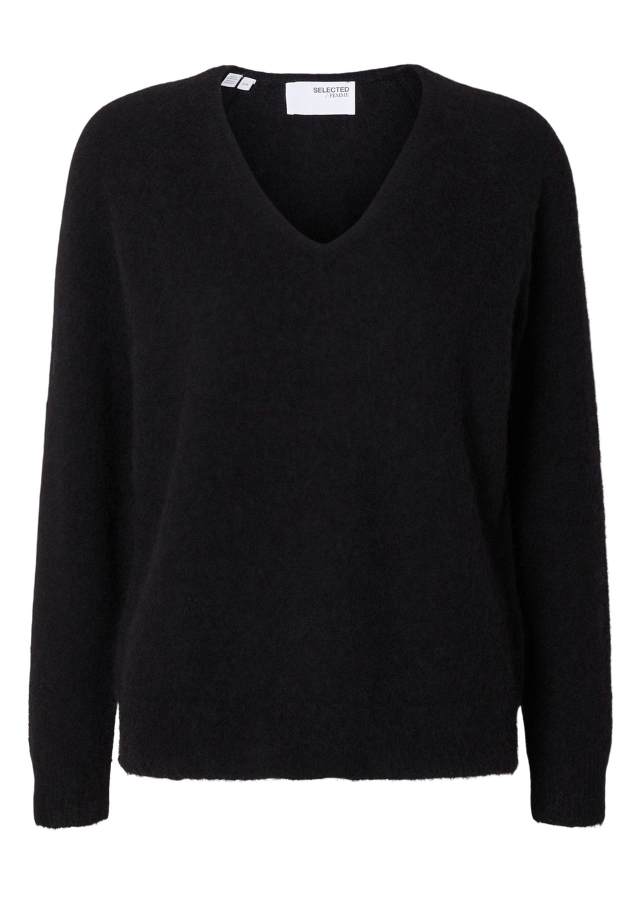 Fuchsia SELECTED FEMME Trui SLFLULU LS KNIT O-NECK B