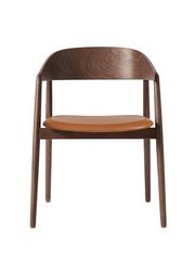 Bøg / Røget mat Lakeret / Læder: Cognac L0002 (Udsolgt)