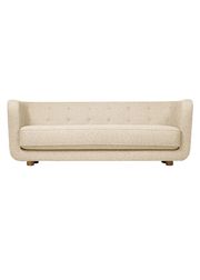 Stoftype: Zero 0001 Vegetal leather buttons / Stel: Dark Stained Oak (Udsolgt)