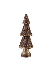 Christmas tree cone - Burgundy/Gold (Ausverkauft)