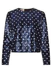 Blue Dotted Sequince (Udsolgt)